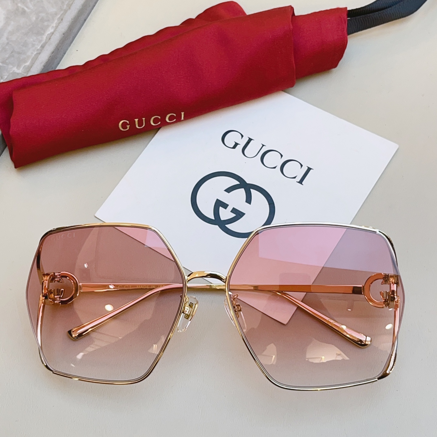 ，【GUCC*】古驰新款太阳镜🕶️🕶️，MODEL：GG1322SA，SIZE:64口16-135 L