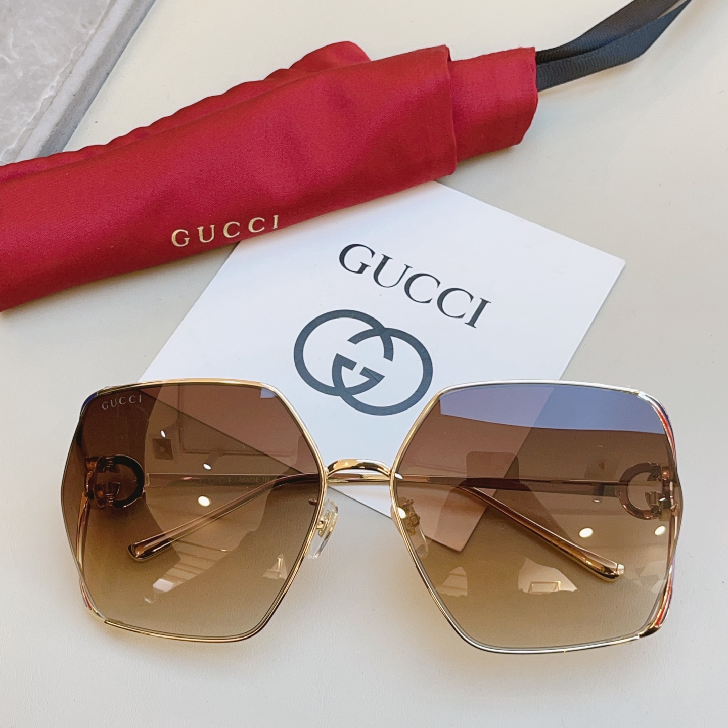 ，【GUCC*】古驰新款太阳镜🕶️🕶️，MODEL：GG1322SA，SIZE:64口16-135 L