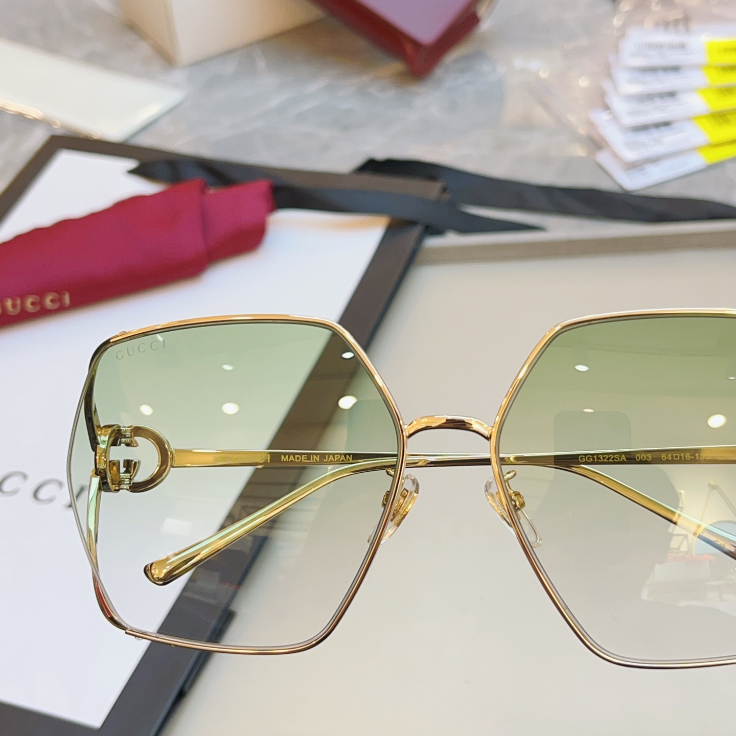 ，【GUCC*】古驰新款太阳镜🕶️🕶️，MODEL：GG1322SA，SIZE:64口16-135 L