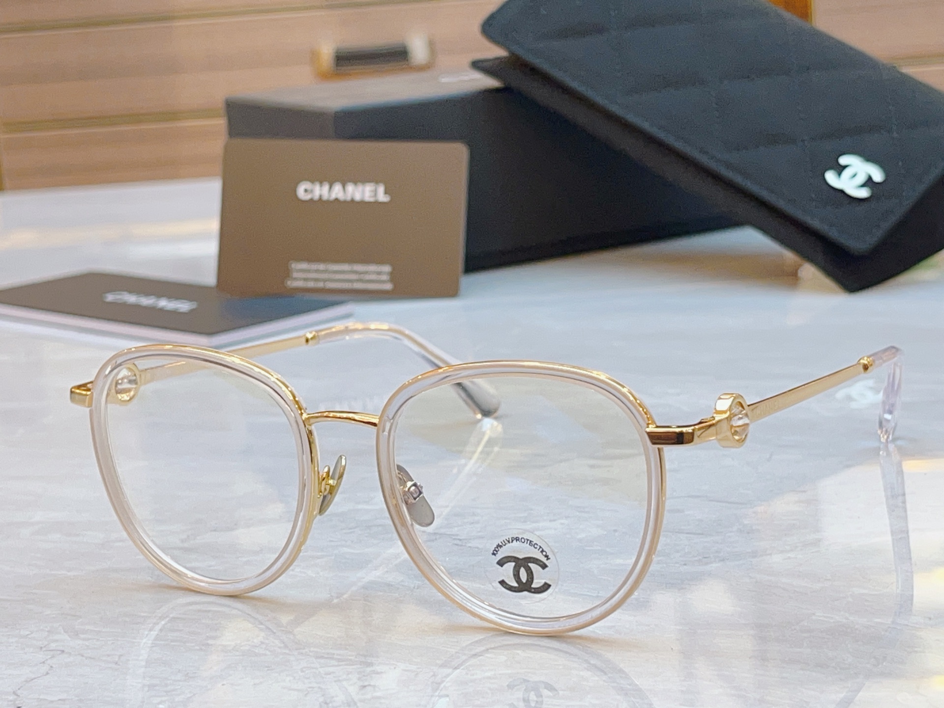 ，【CHANE*】香奈儿新款眼镜架，MODEL：CH2220，SIZE：51口23-142