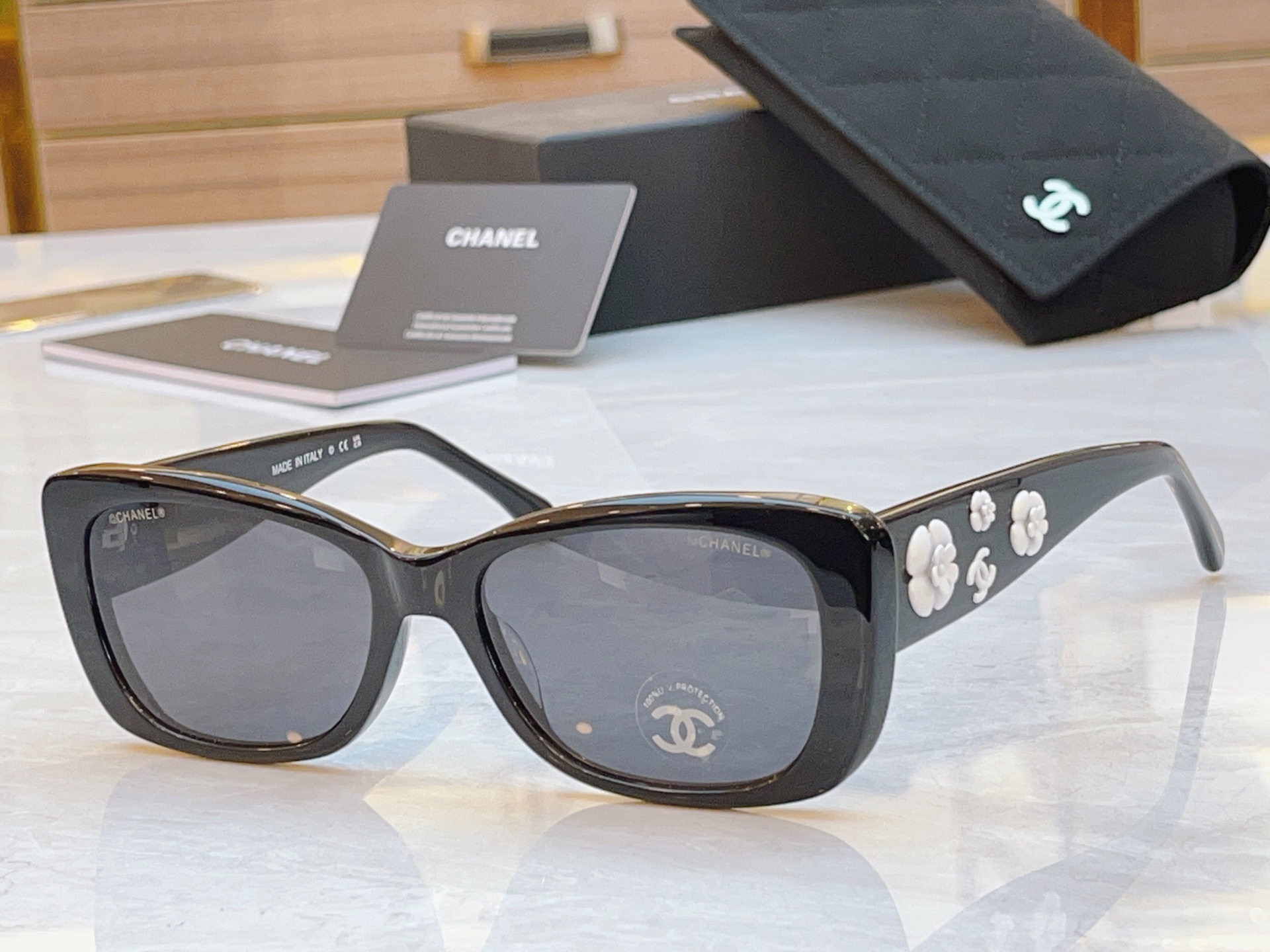 ，【CHANE*】香奈儿新款太阳镜🕶️🕶️，MODEL：CH5186A，SIZE：57口18-145