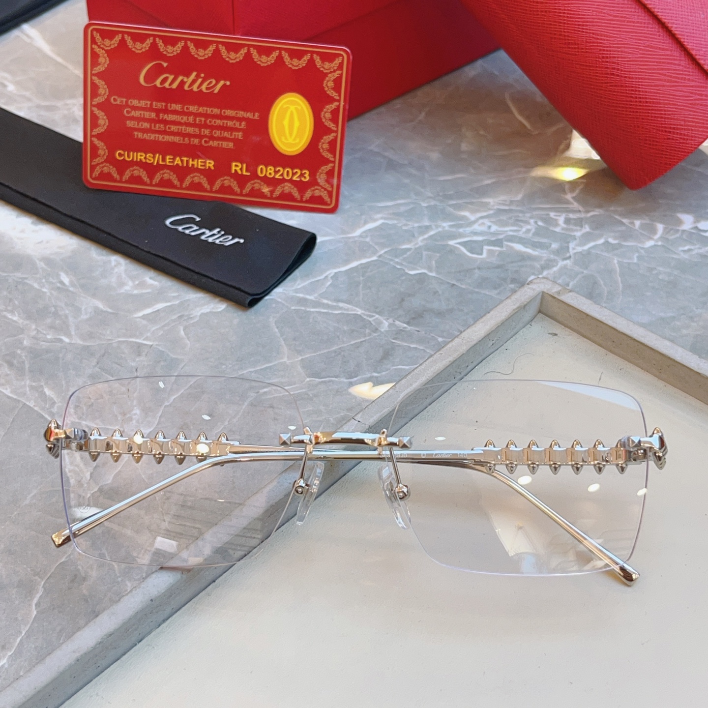 ，【CARTIE*】卡地*亚新款太阳镜🕶️，高版本✨CT0545S，size: 58口17-140