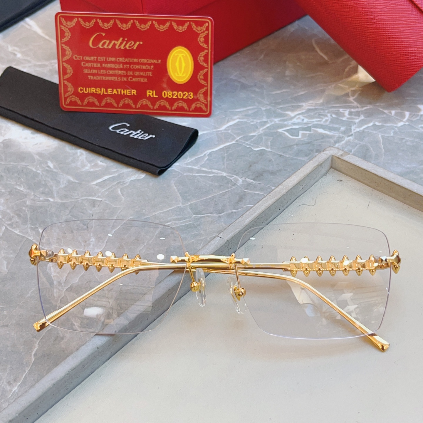 ，【CARTIE*】卡地*亚新款太阳镜🕶️，高版本✨CT0545S，size: 58口17-140