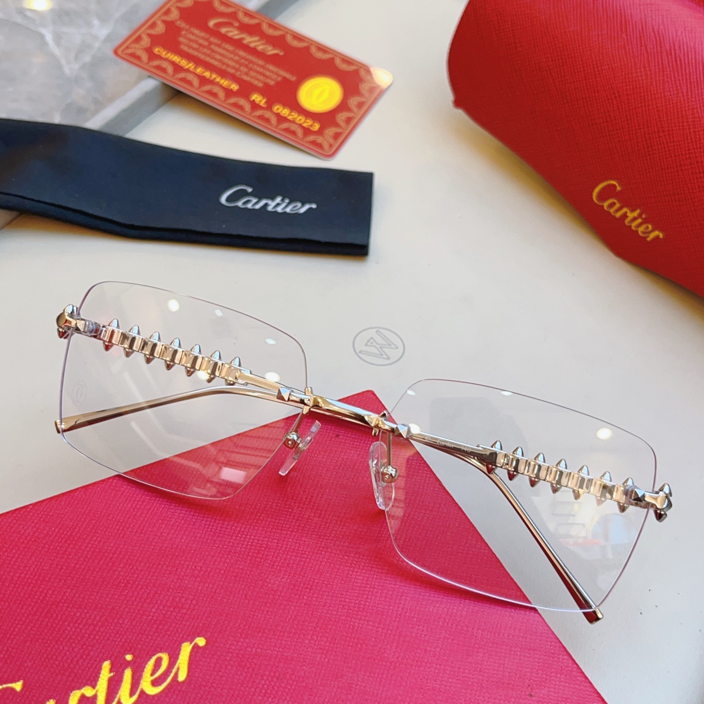 ，【CARTIE*】卡地*亚新款太阳镜🕶️，高版本✨CT0545S，size: 58口17-140
