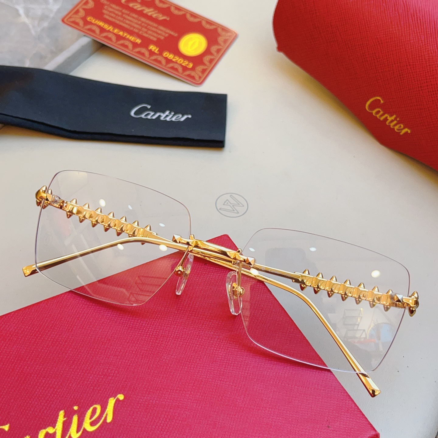 ，【CARTIE*】卡地*亚新款太阳镜🕶️，高版本✨CT0545S，size: 58口17-140