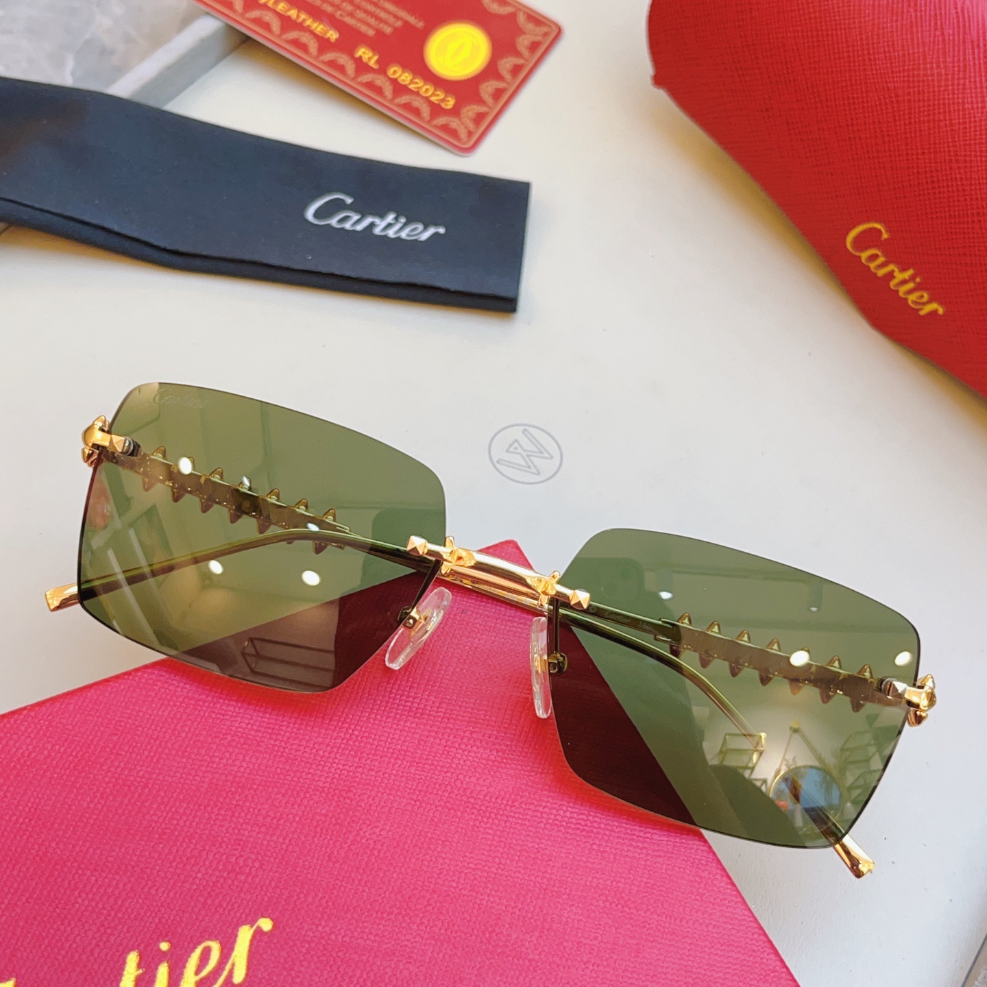 ，【CARTIE*】卡地*亚新款太阳镜🕶️，高版本✨CT0545S，size: 58口17-140