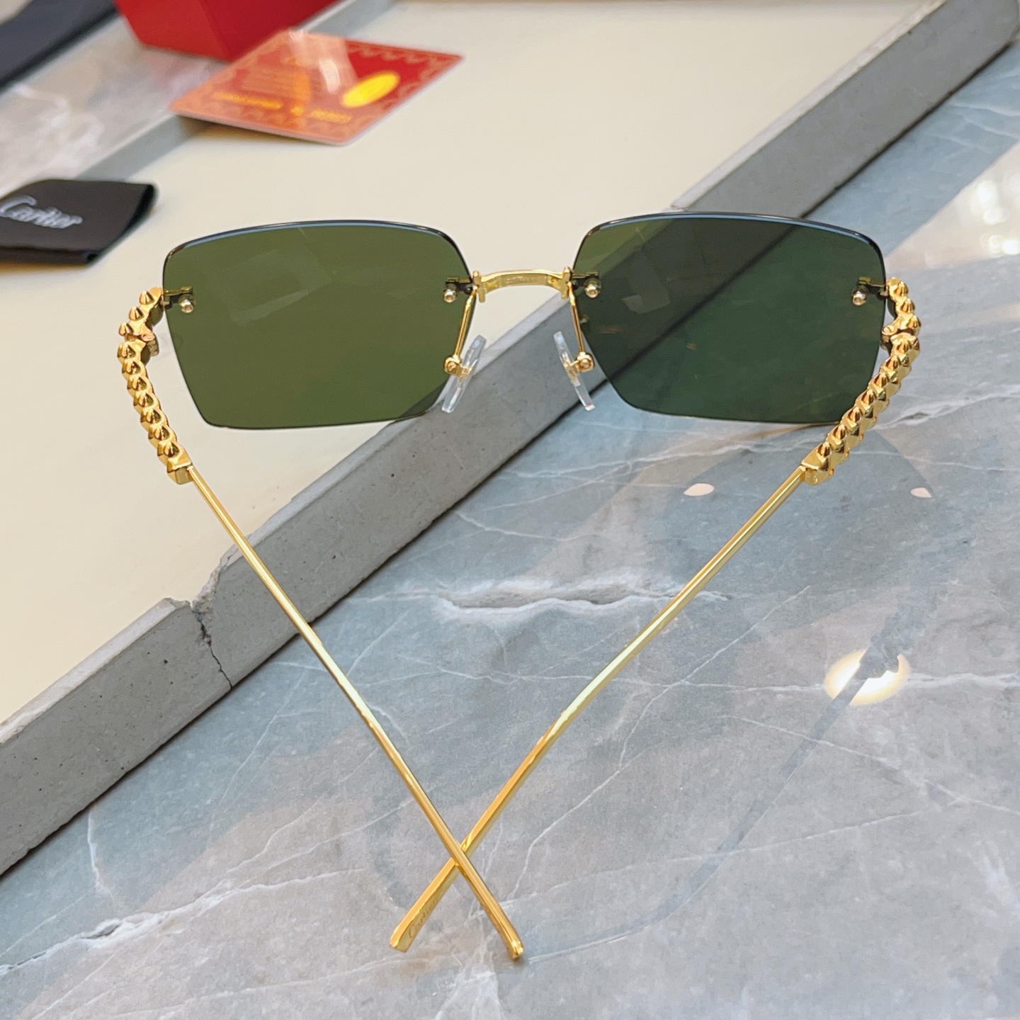 ，【CARTIE*】卡地*亚新款太阳镜🕶️，高版本✨CT0545S，size: 58口17-140