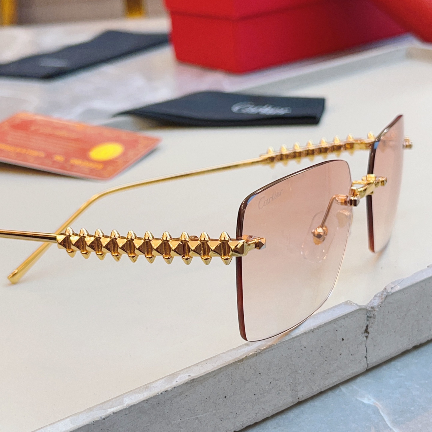 ，【CARTIE*】卡地*亚新款太阳镜🕶️，高版本✨CT0545S，size: 58口17-140