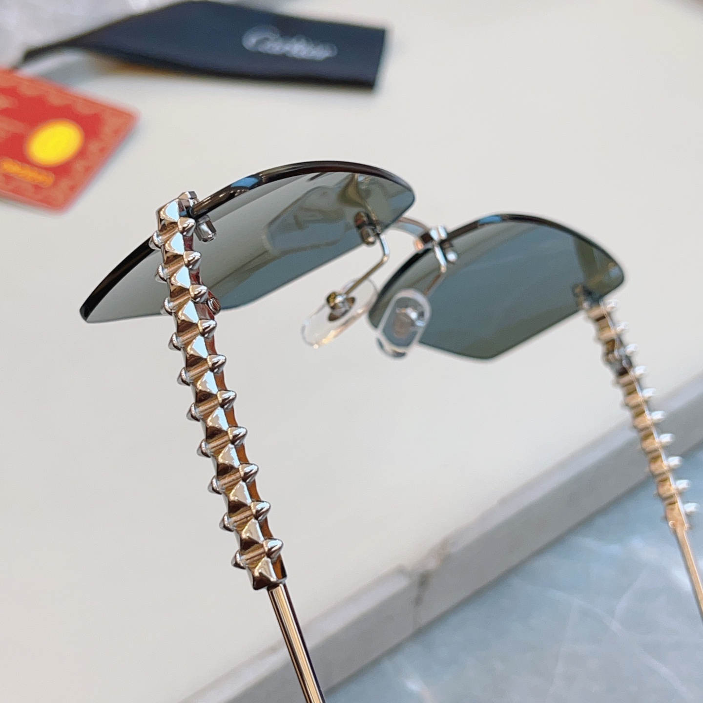 ，【CARTIE*】卡地*亚新款太阳镜🕶️，高版本✨CT0545S，size: 58口17-140