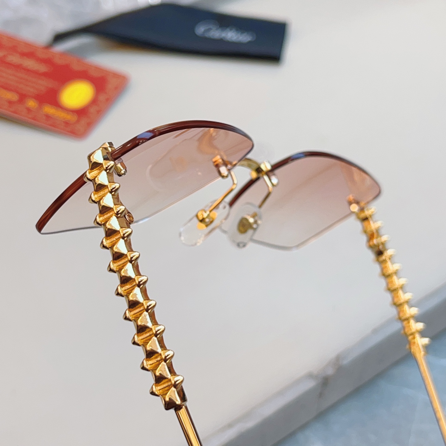 ，【CARTIE*】卡地*亚新款太阳镜🕶️，高版本✨CT0545S，size: 58口17-140