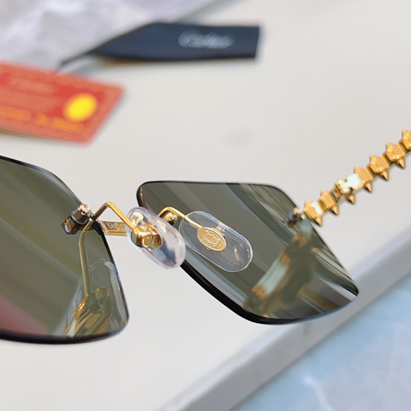 ，【CARTIE*】卡地*亚新款太阳镜🕶️，高版本✨CT0545S，size: 58口17-140