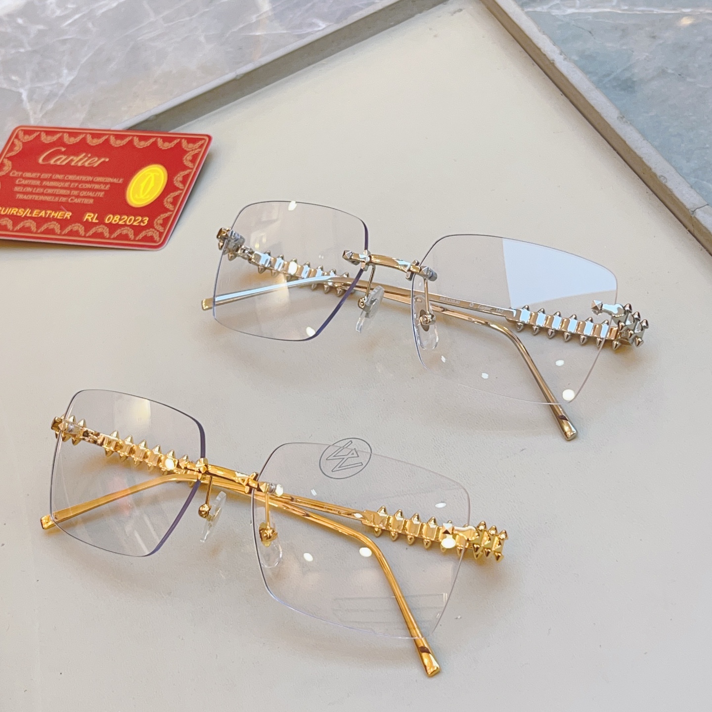 ，【CARTIE*】卡地*亚新款太阳镜🕶️，高版本✨CT0545S，size 58口17-140