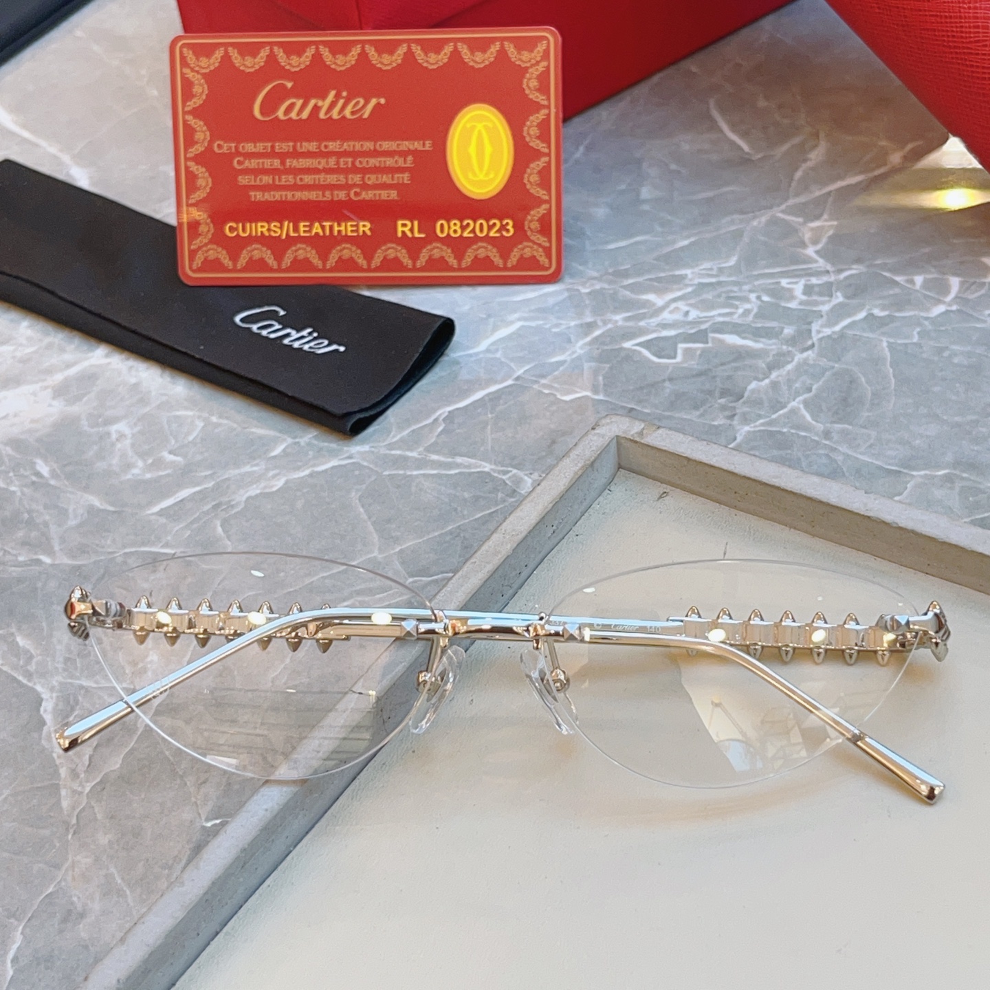 ，【CARTIE*】卡地*亚新款太阳镜🕶️，高版本✨CT0543S，size: 58口16-140