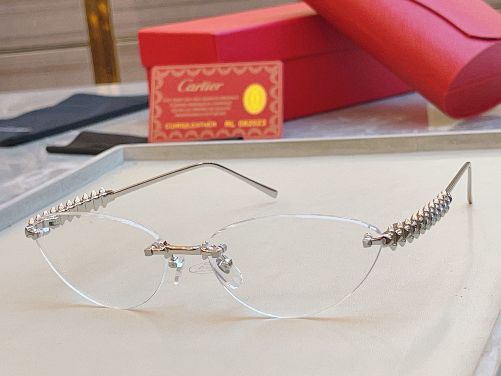 ，【CARTIE*】卡地*亚新款太阳镜🕶️，高版本✨CT0543S，size: 58口16-140