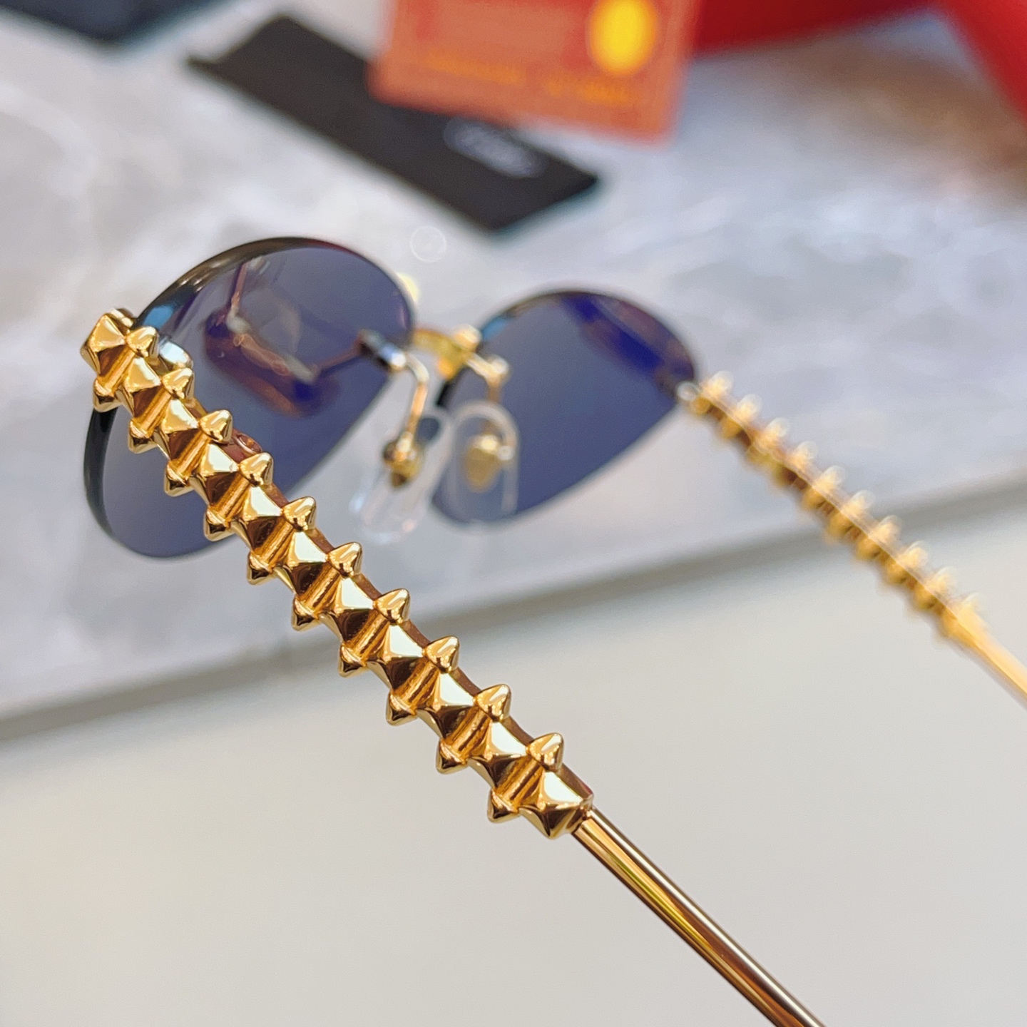 ，【CARTIE*】卡地*亚新款太阳镜🕶️，高版本✨CT0543S，size: 58口16-140