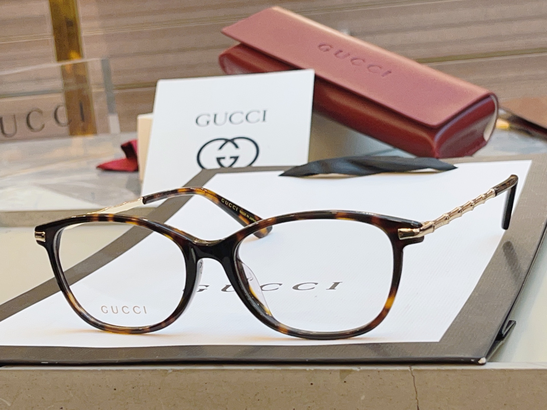 ，【GUCC*】古*驰新款光学架，MODEL：GG1983OA，SIZE：53口18-145