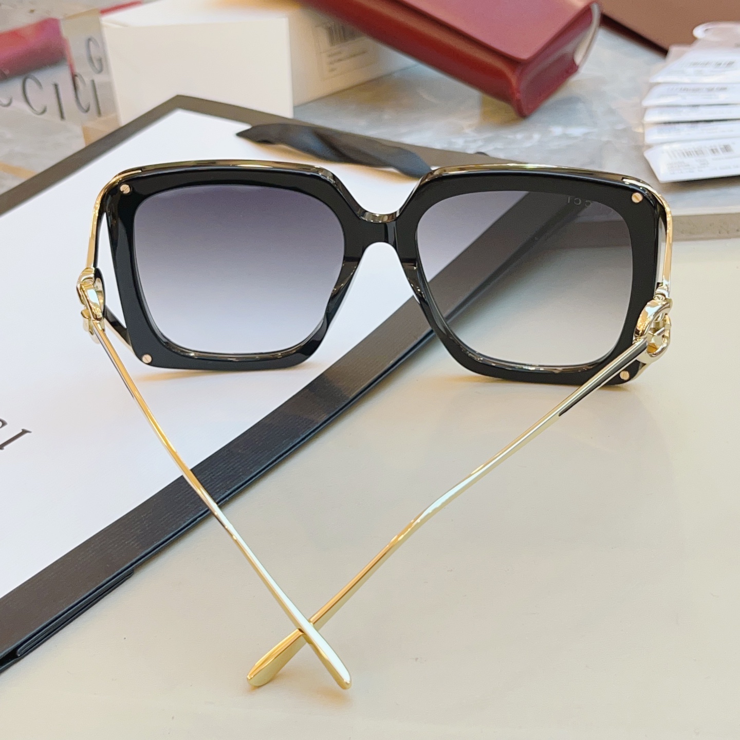 ，【GUCC*】古*驰新款太阳镜🕶️，高版本✨GG1324SA，SIZE:52口19-135 XL