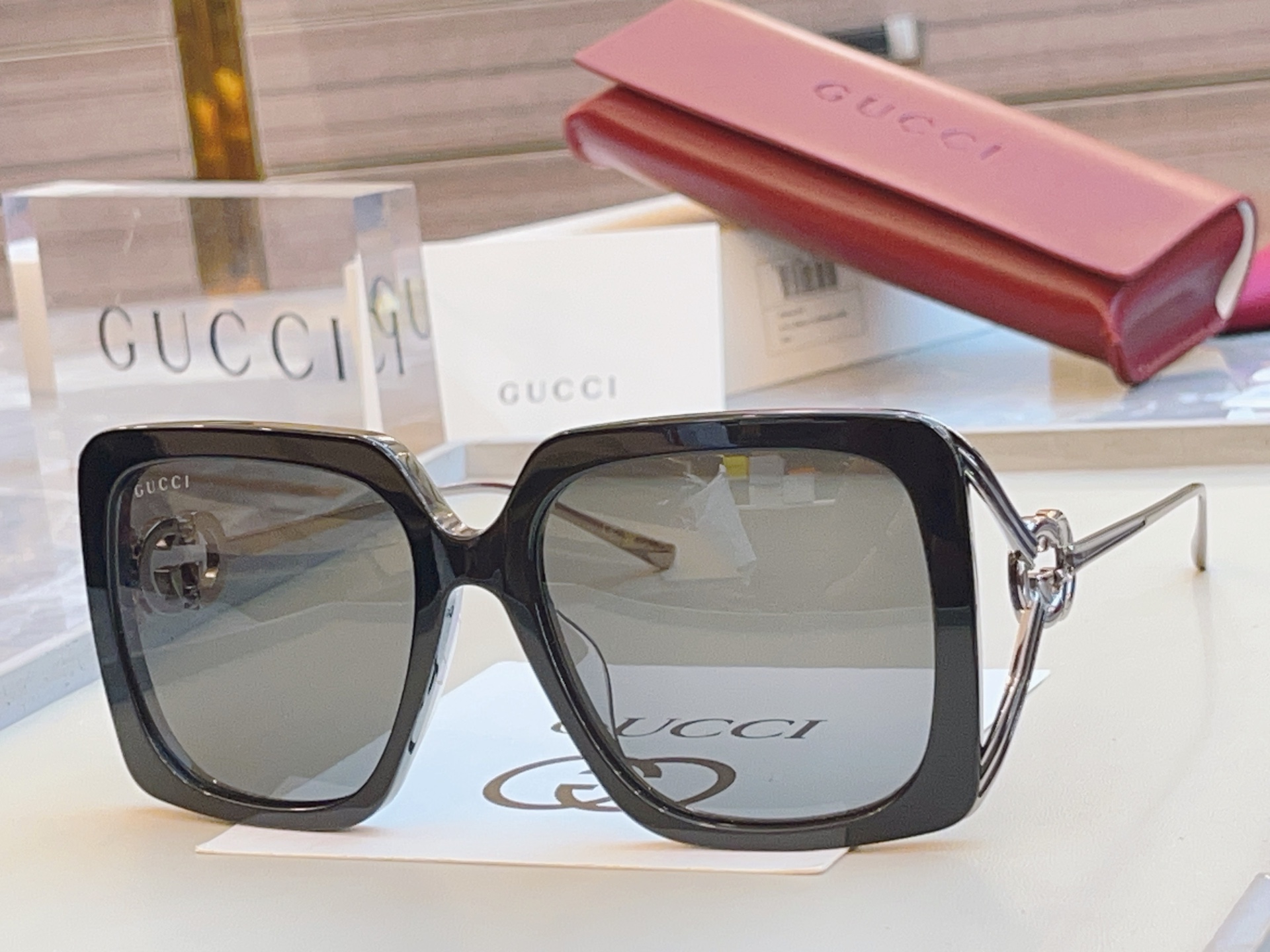 【GUCC*】古*驰新款太阳镜🕶️，高版本✨GG1324SA，SIZE:52口19-135 XL