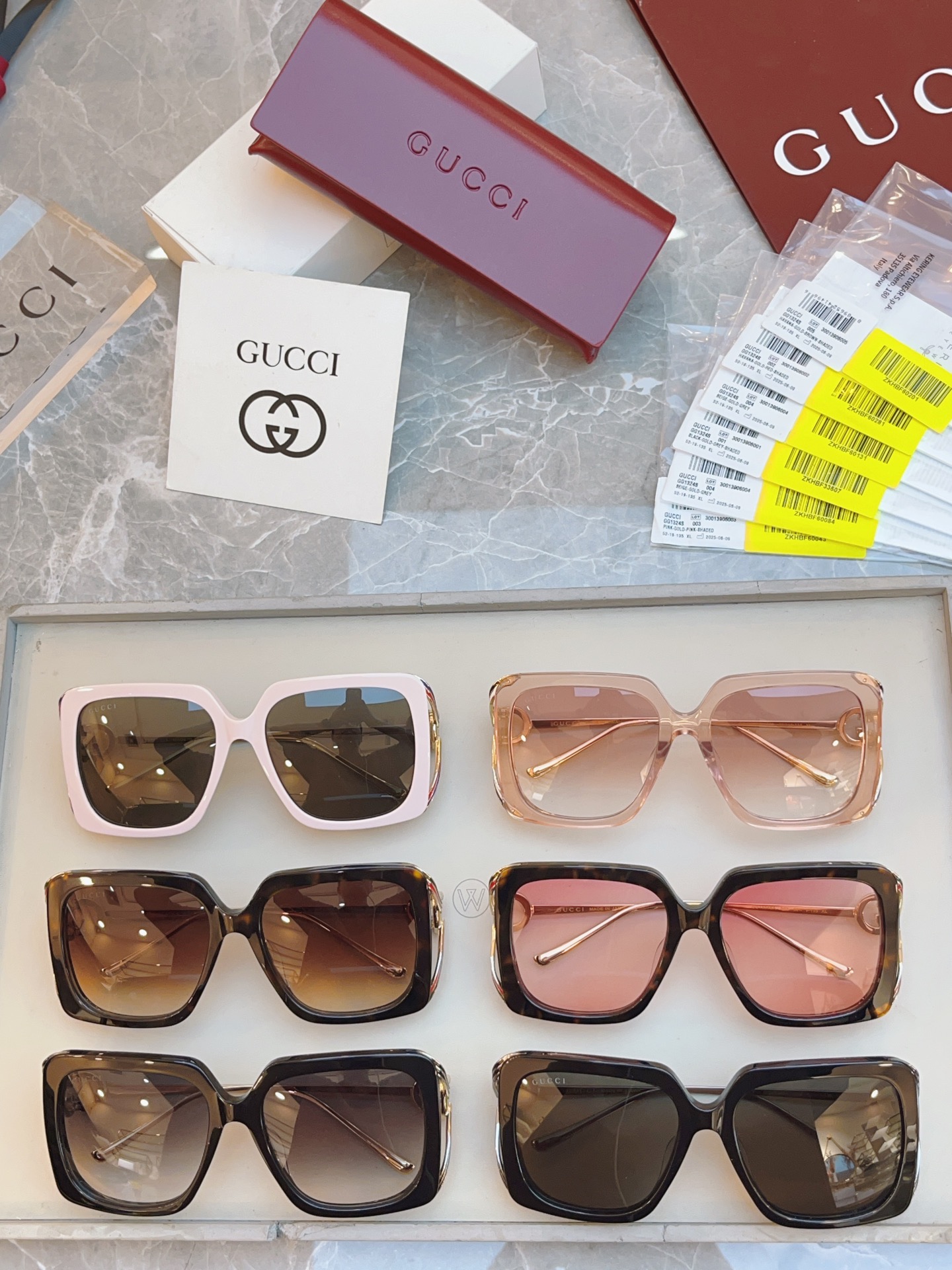 【GUCC*】古*驰新款太阳镜🕶️，高版本✨GG1324SA，SIZE:52口19-135 XL