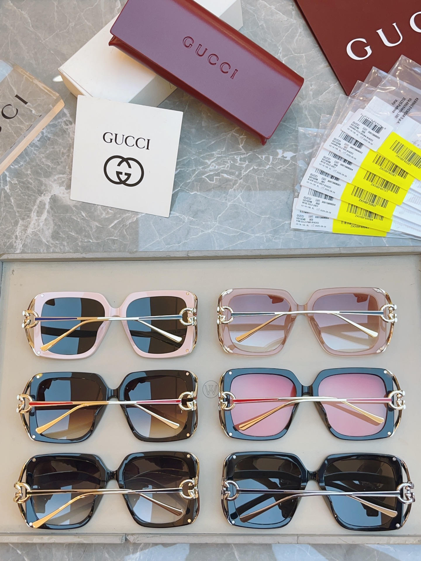【GUCC*】古*驰新款太阳镜🕶️，高版本✨GG1324SA，SIZE:52口19-135 XL