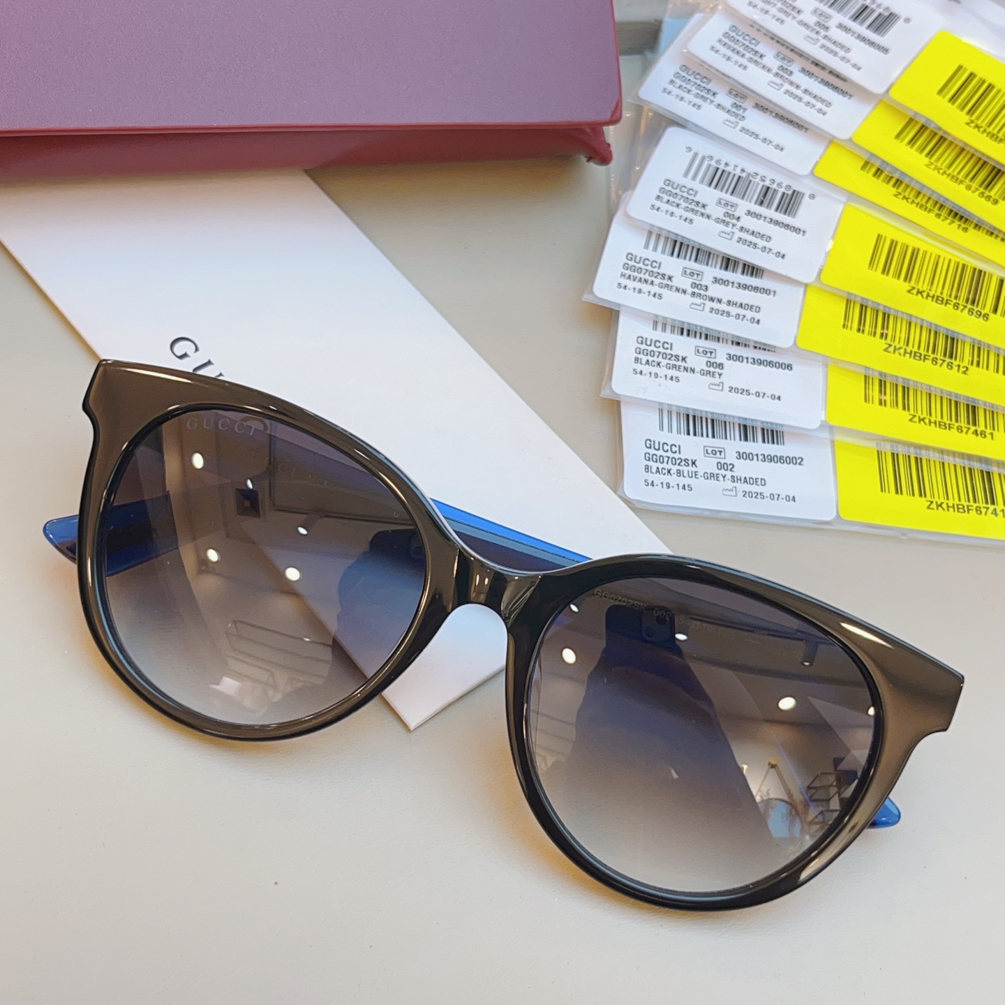 ，【GUCC*】古*驰新款太阳镜🕶️，高版本✨GG0702SK，SIZE:54口19-145