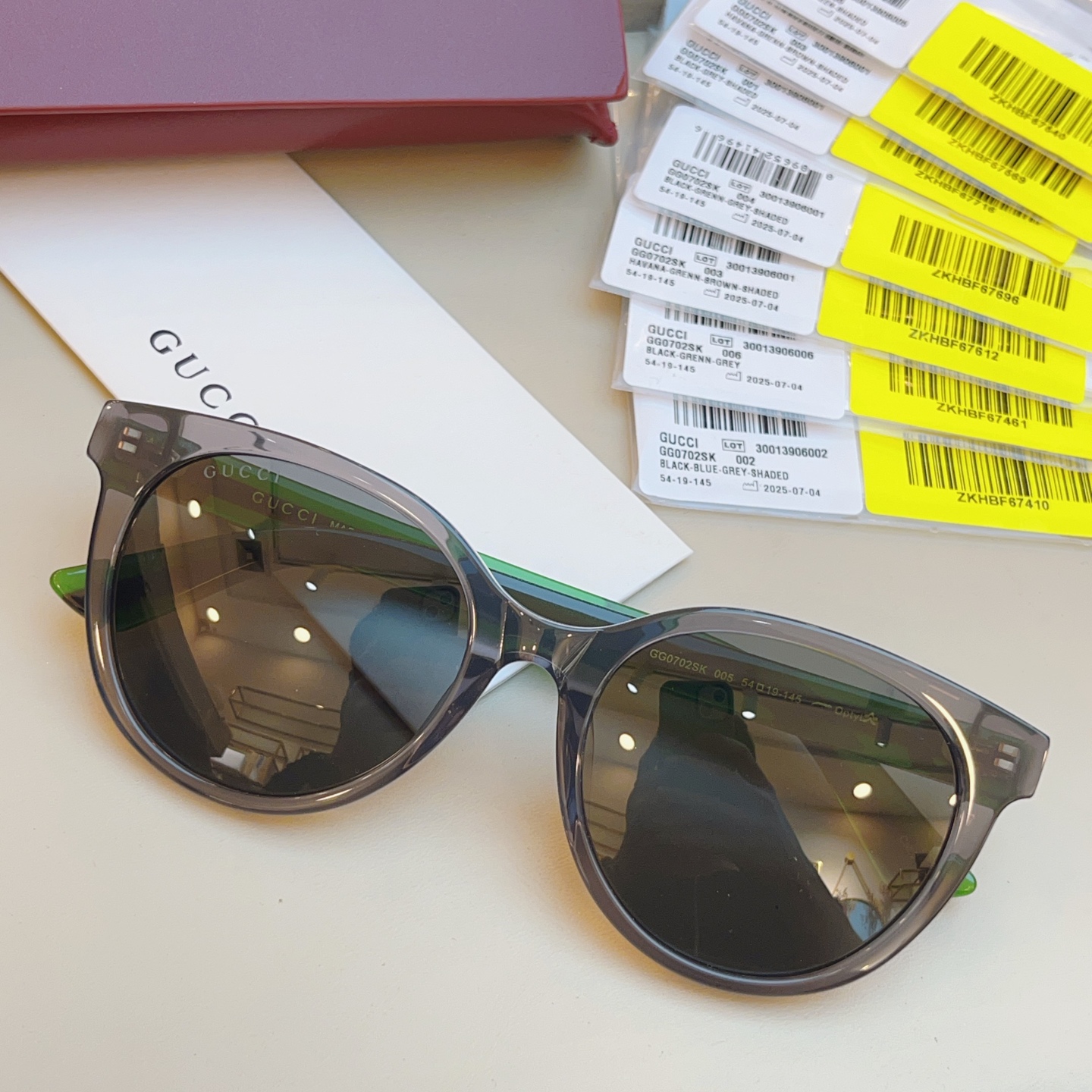 ，【GUCC*】古*驰新款太阳镜🕶️，高版本✨GG0702SK，SIZE:54口19-145