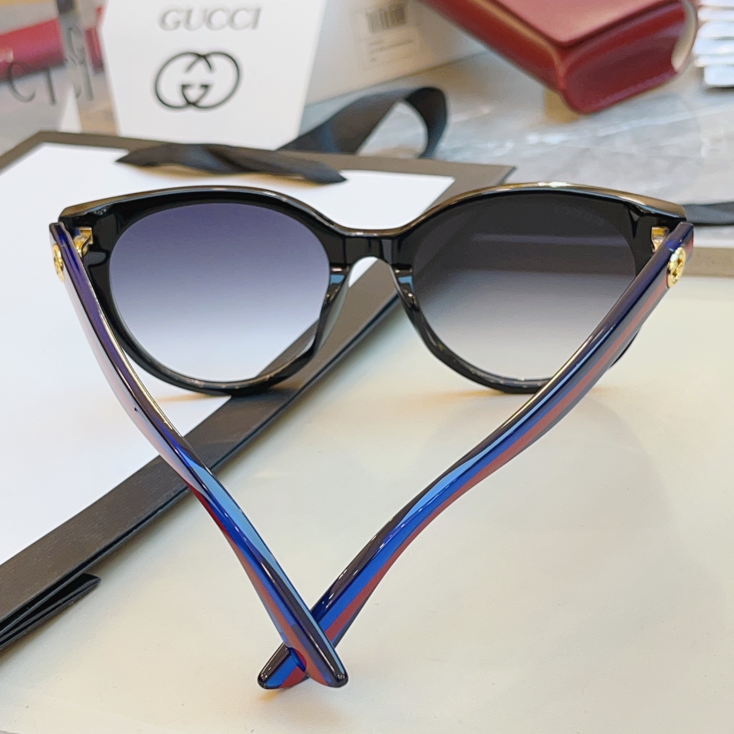 ，【GUCC*】古*驰新款太阳镜🕶️，高版本✨GG0702SK，SIZE:54口19-145