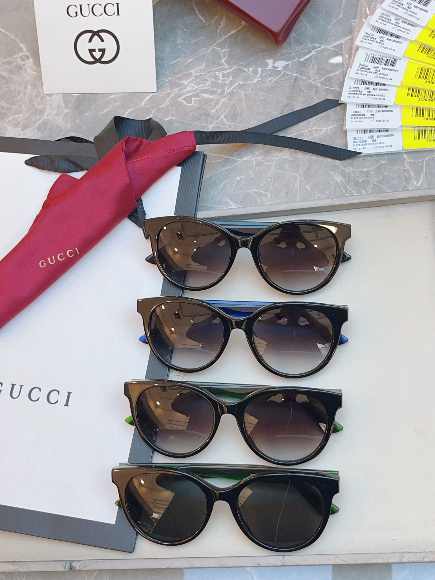 ，【GUCC*】古*驰新款太阳镜🕶️，高版本✨GG0702SK，SIZE:54口19-145