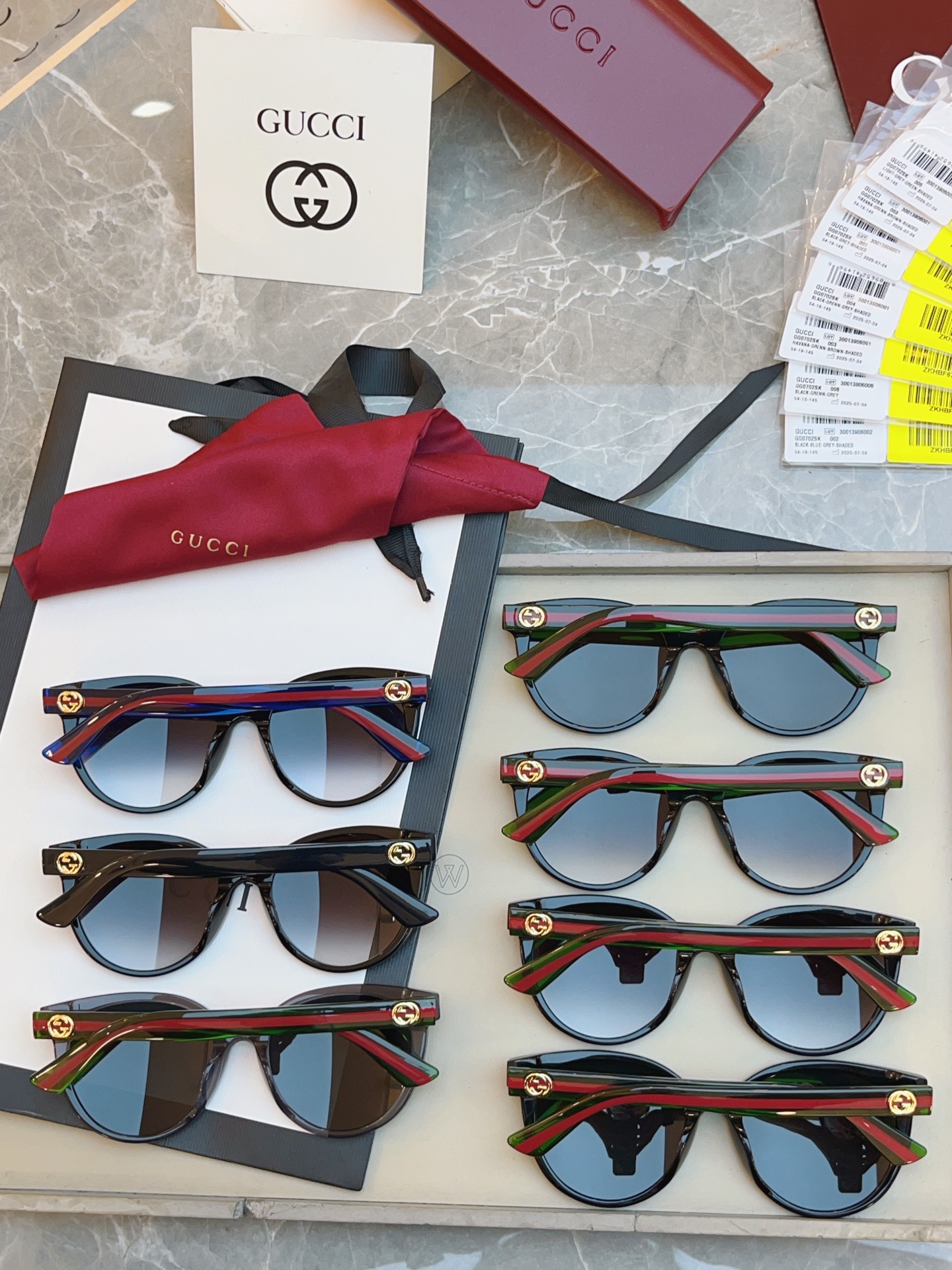 ，【GUCC*】古*驰新款太阳镜🕶️，高版本✨GG0702SK，SIZE:54口19-145