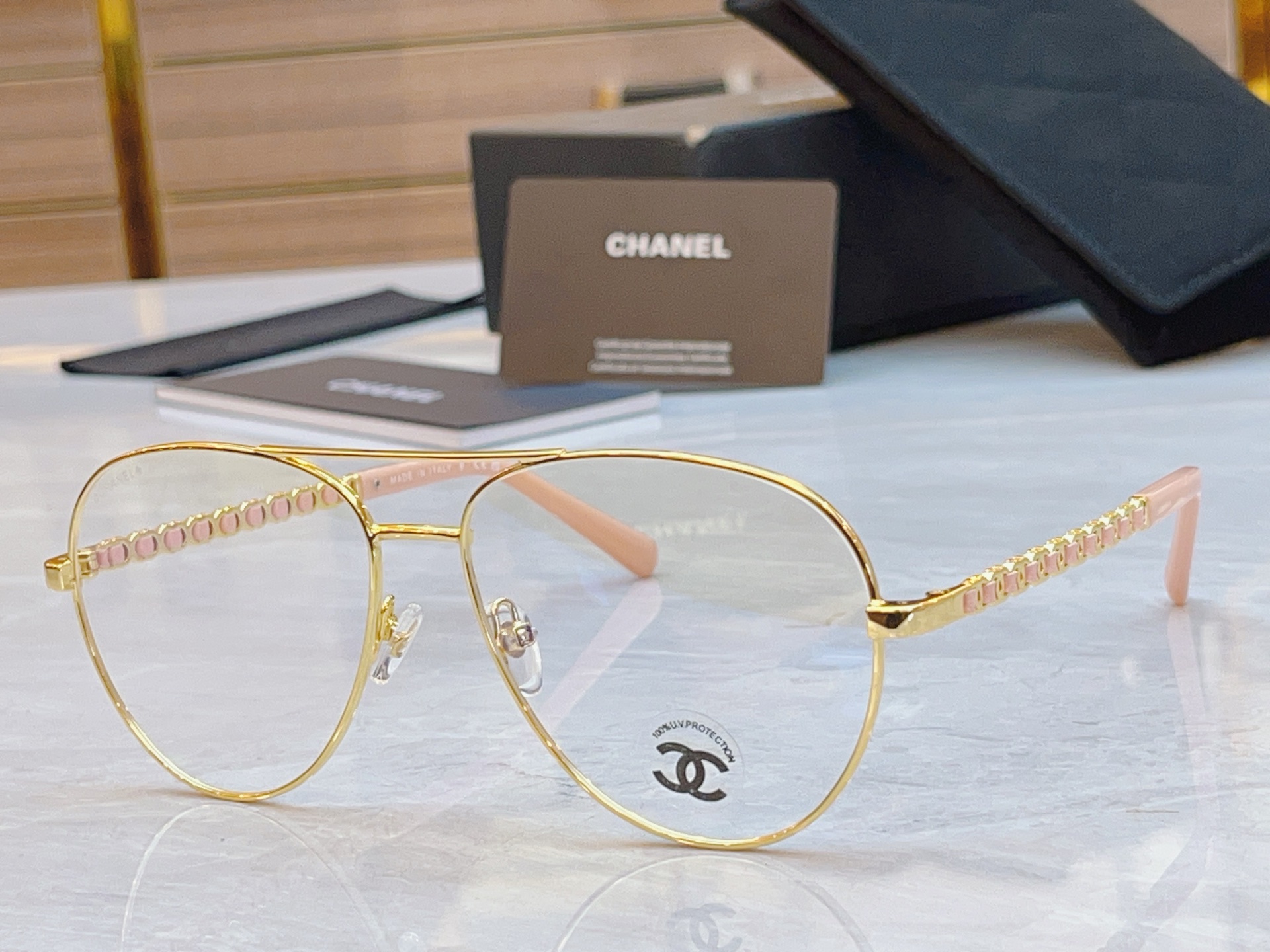 ，【CHANE*】香奈儿新款眼镜架，MODEL：CH2224Q，SIZE：57口16-145
