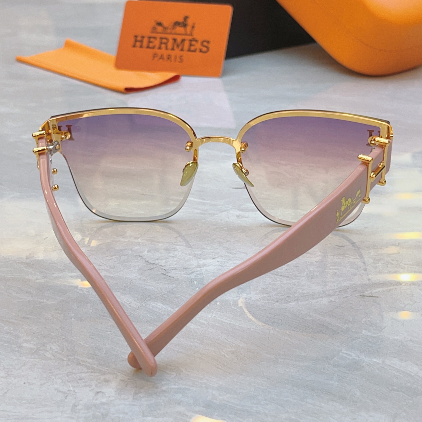 ，【HERME*】爱马*仕新款太阳镜🕶️，MODEL：9702，SIZE：64口16-142
