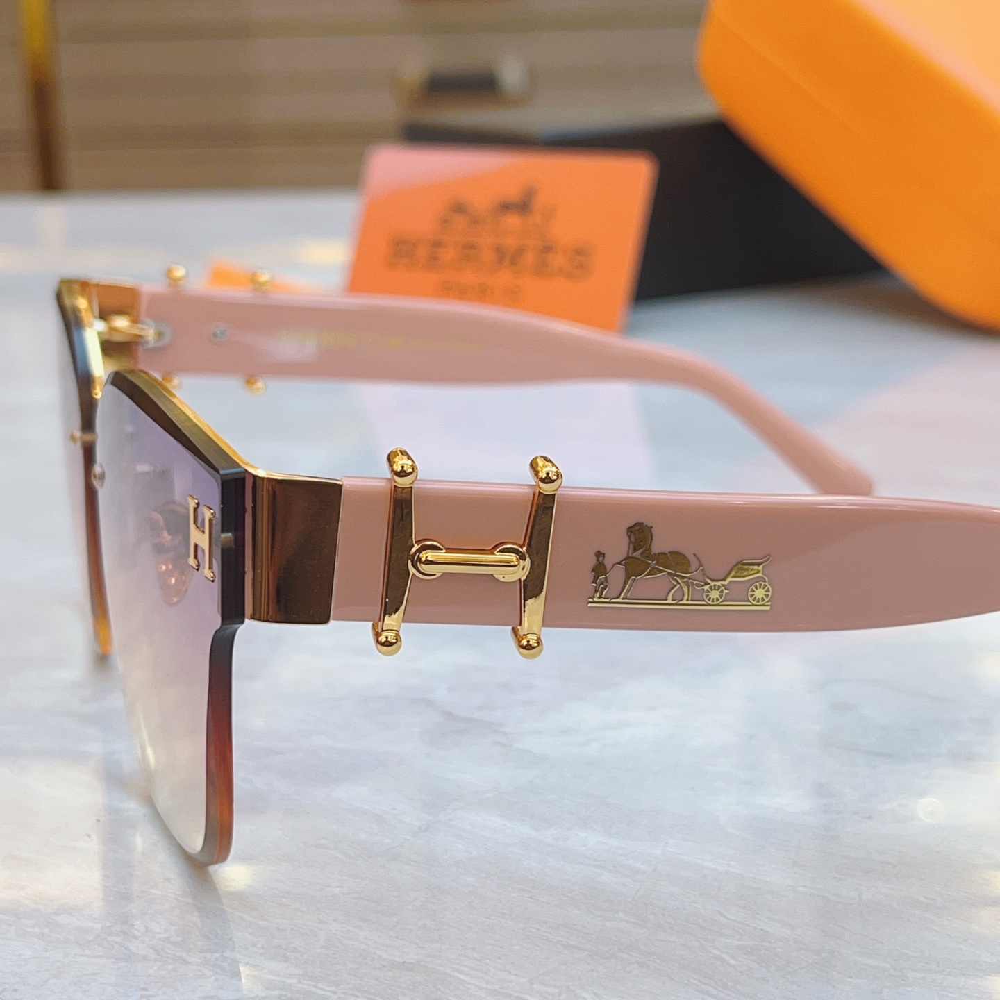 ，【HERME*】爱马*仕新款太阳镜🕶️，MODEL：9702，SIZE：64口16-142