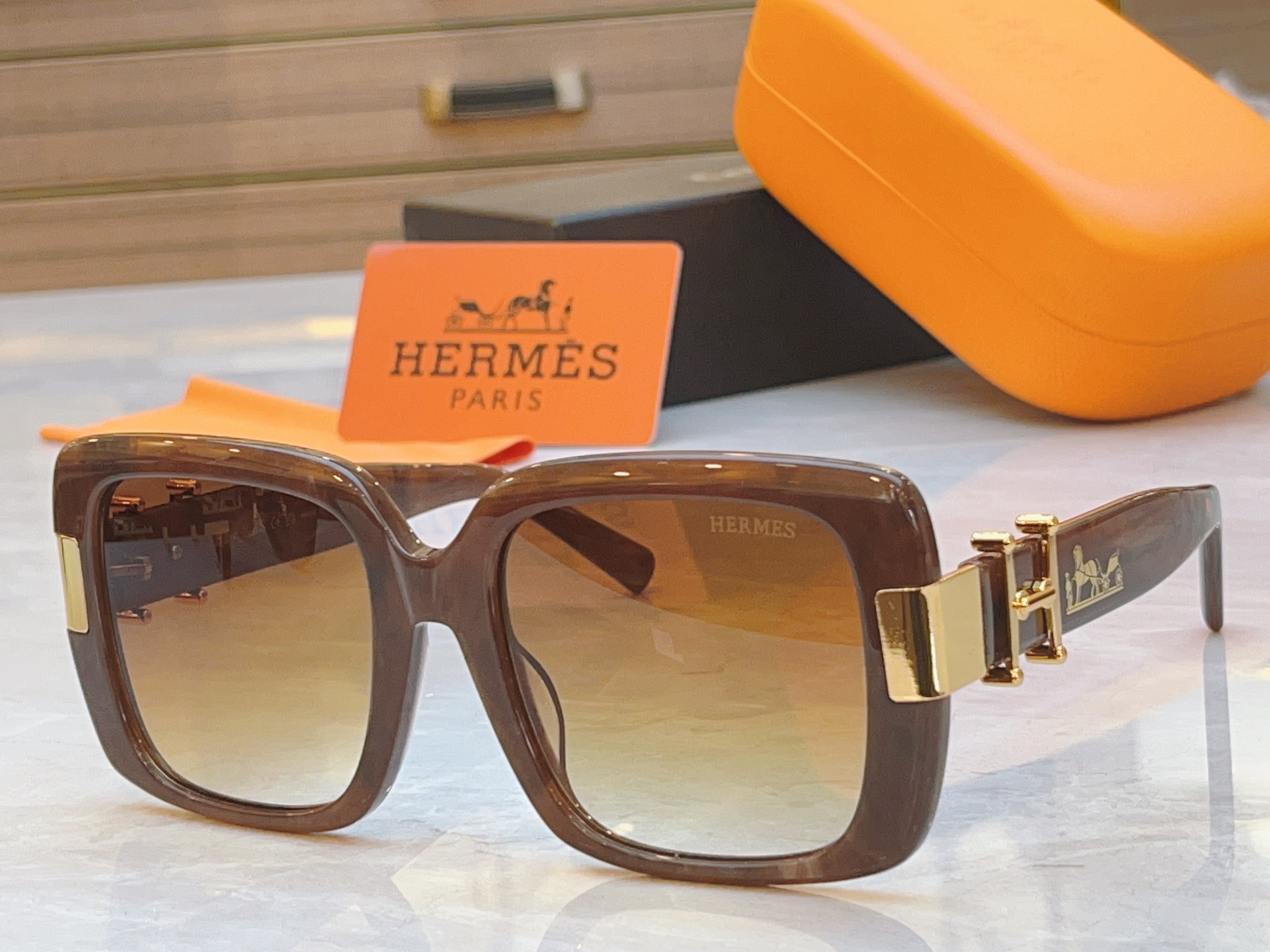 ，【HERME*】爱马*仕新款太阳镜🕶️，MODEL：9700，SIZE：55口20-142