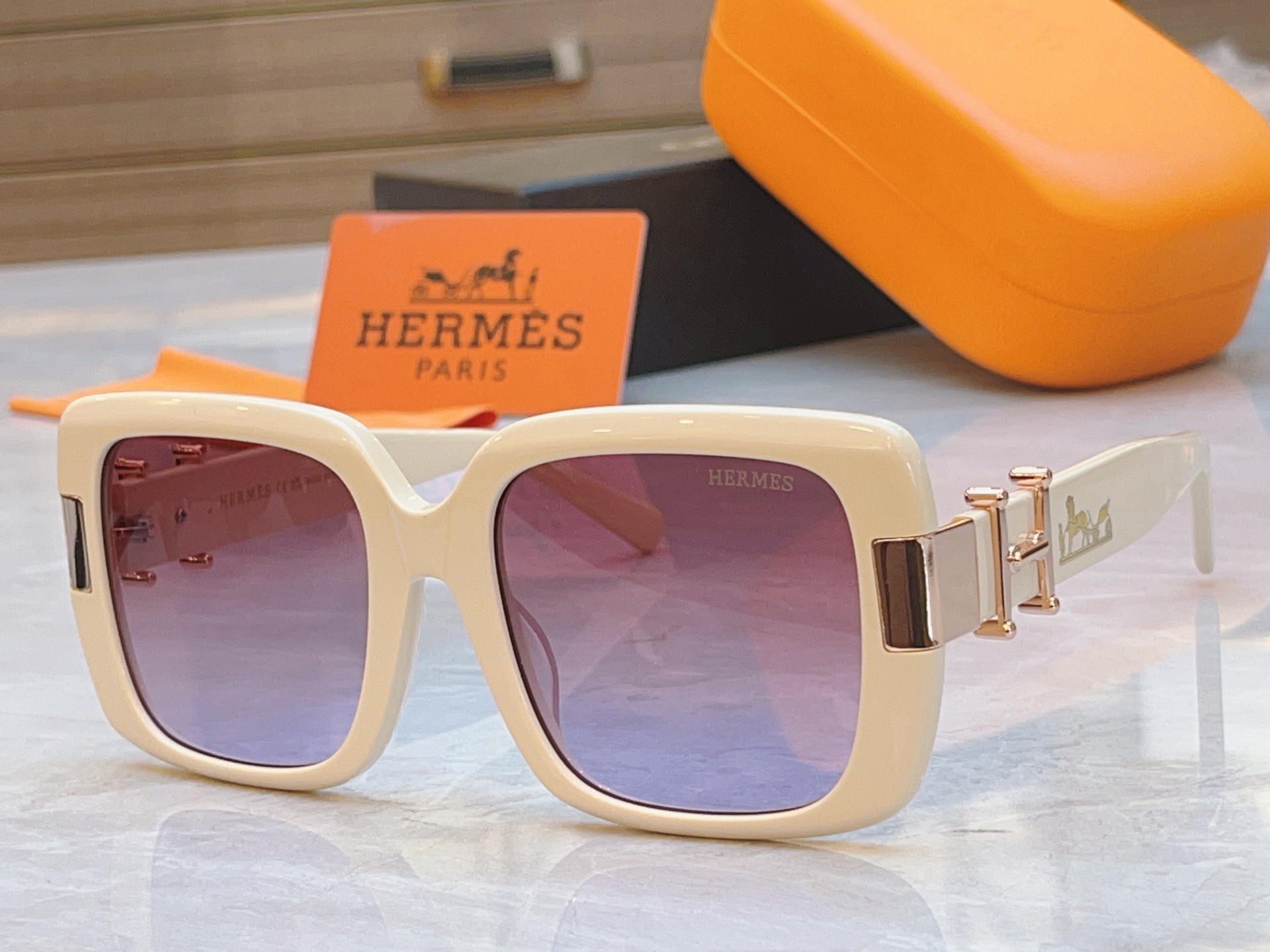 ，【HERME*】爱马*仕新款太阳镜🕶️，MODEL：9700，SIZE：55口20-142