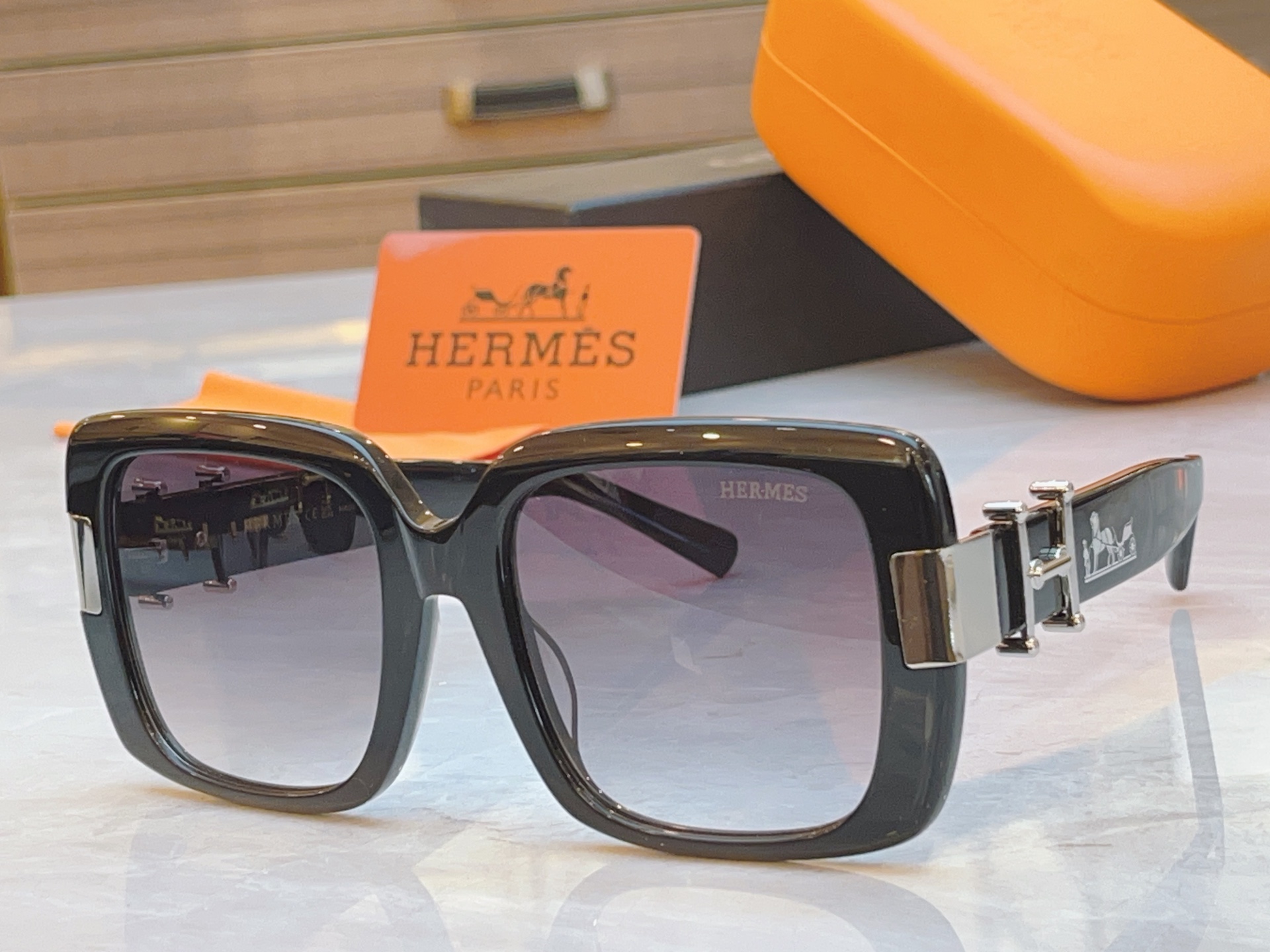 ，【HERME*】爱马*仕新款太阳镜🕶️，MODEL：9700，SIZE：55口20-142
