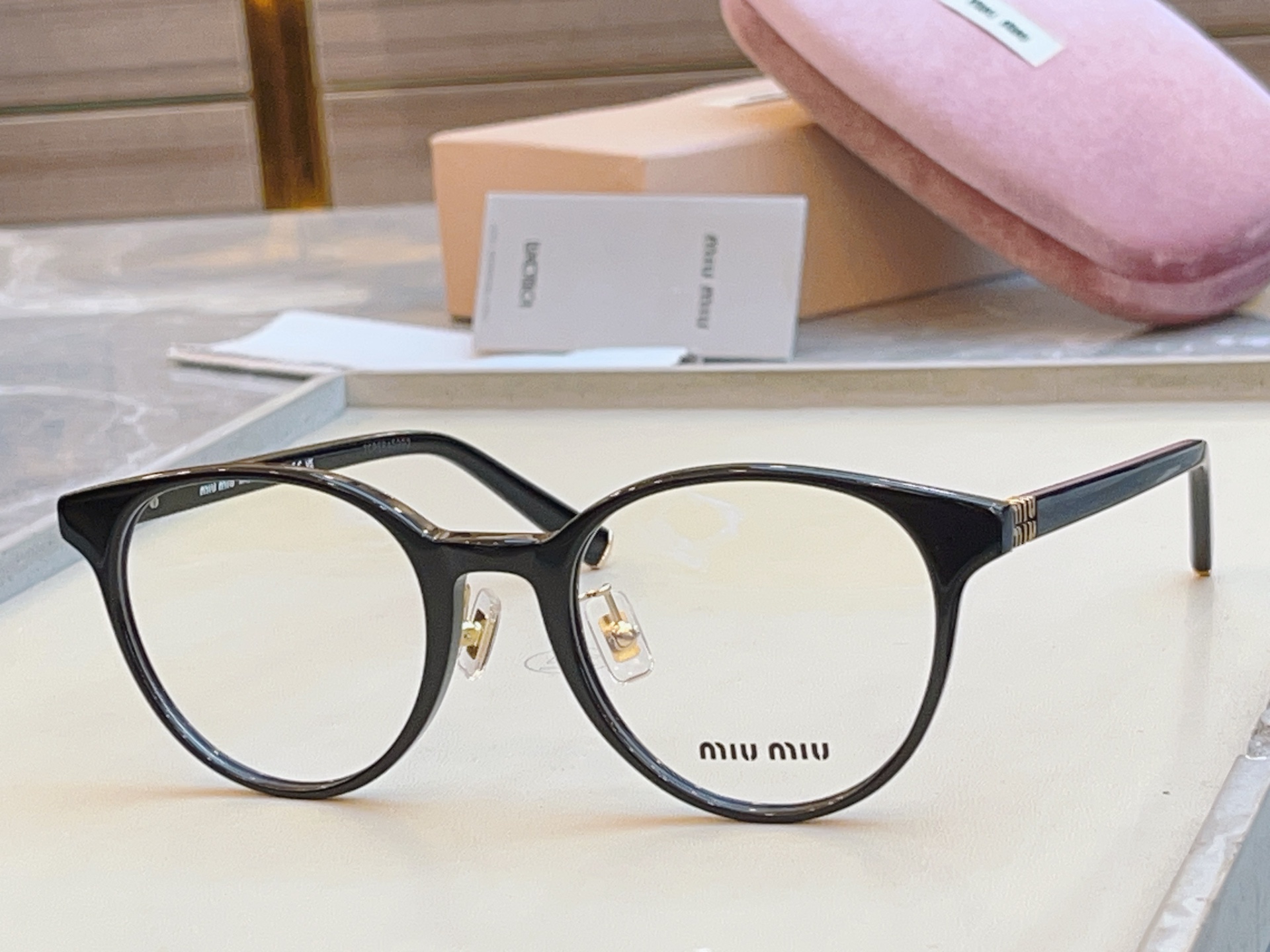 ，【MIUMI*】缪*缪新款眼镜架，Mod VMU 04W-F，SIZE51口21-140