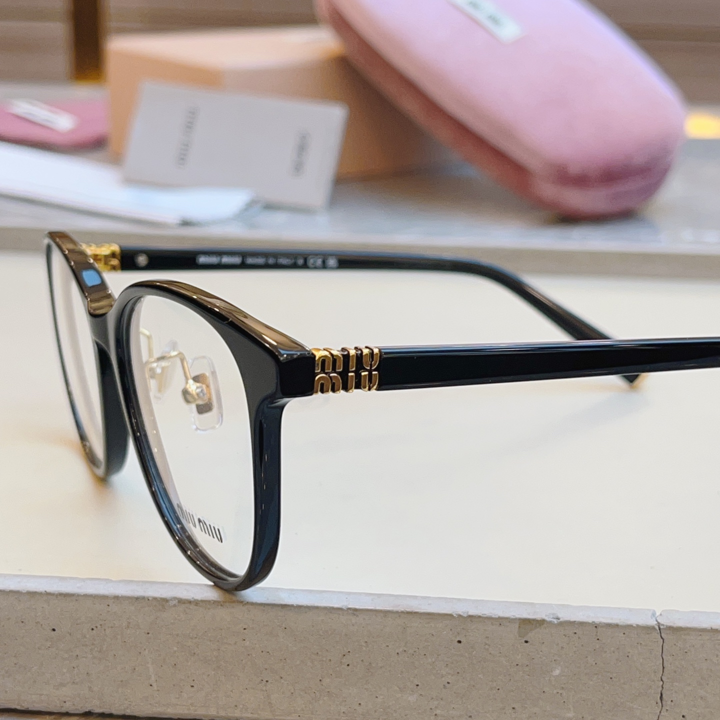 ，【MIUMI*】缪*缪新款眼镜架，Mod VMU 05W-F，SIZE54口17-140