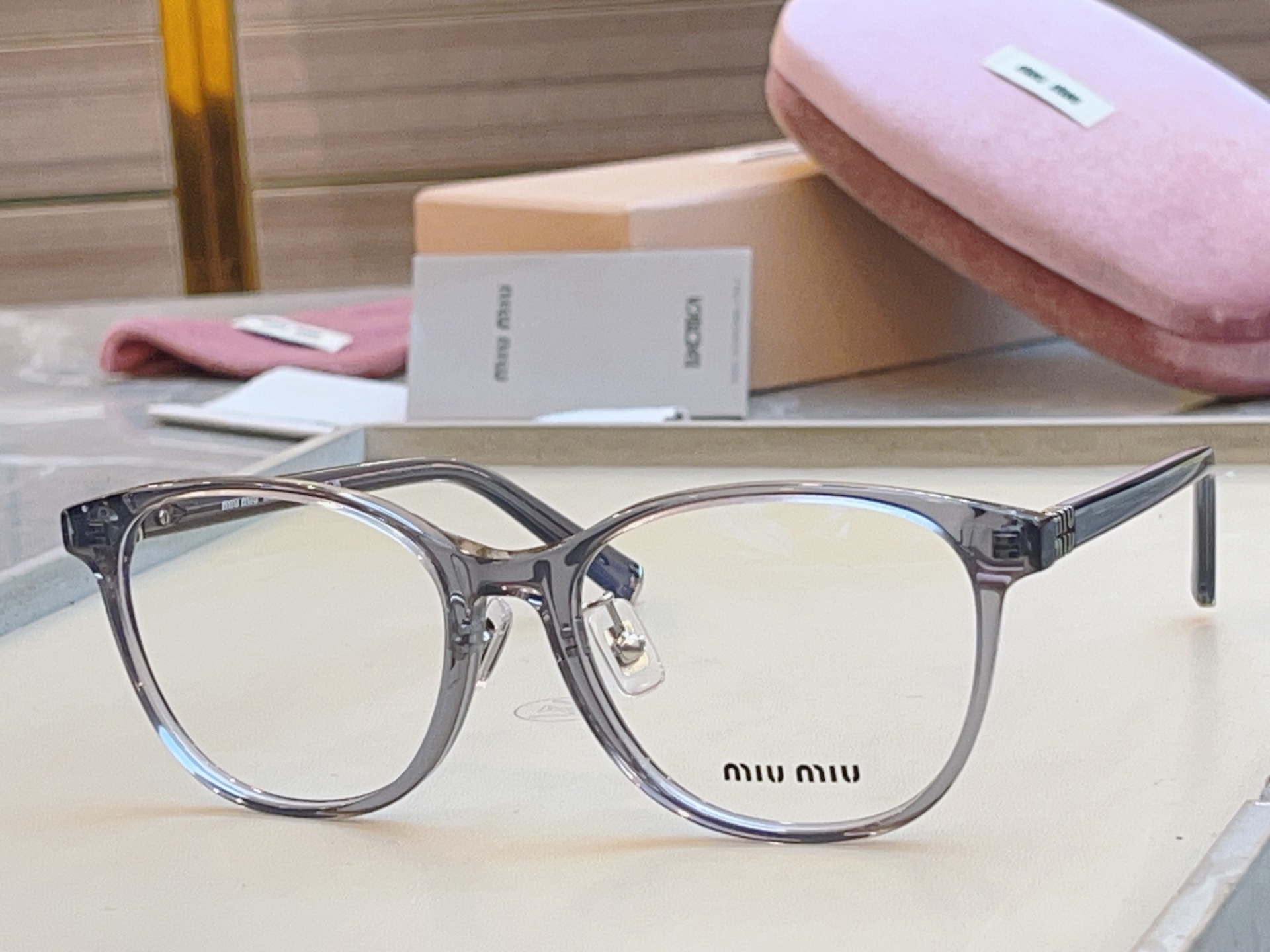 ，【MIUMI*】缪*缪新款眼镜架，Mod VMU 05W-F，SIZE54口17-140