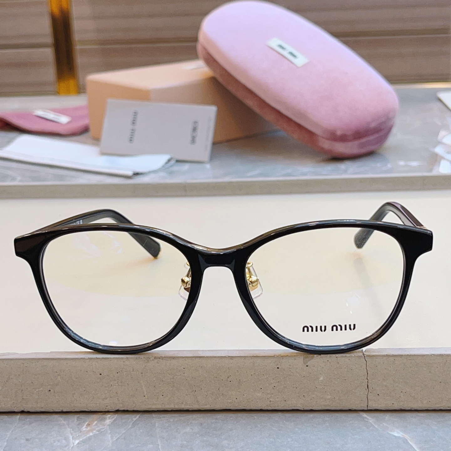 ，【MIUMI*】缪*缪新款眼镜架，Mod VMU 05W-F，SIZE54口17-140