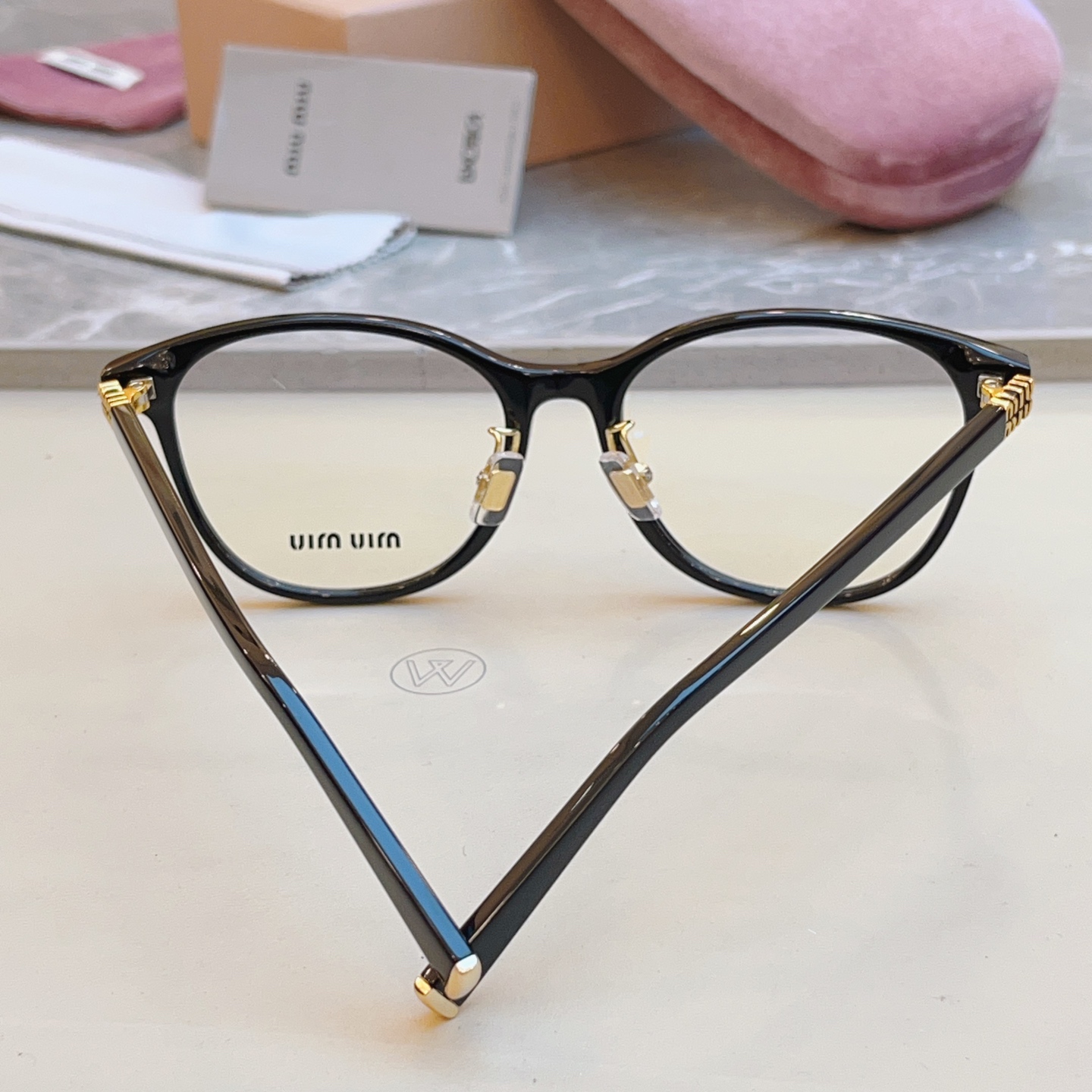 ，【MIUMI*】缪*缪新款眼镜架，Mod VMU 05W-F，SIZE54口17-140