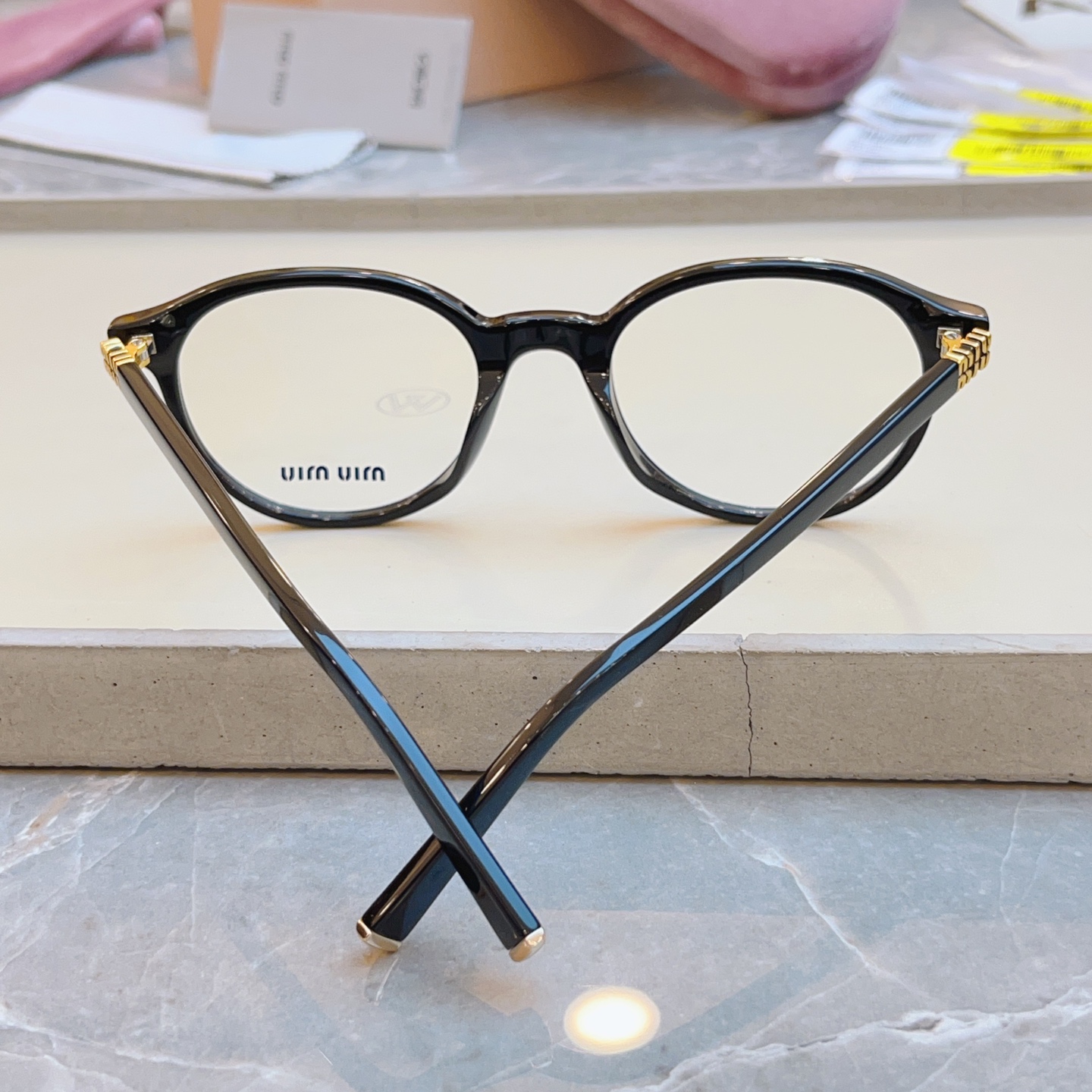 ，【MIUMI*】缪*缪新款眼镜架，Mod VMU 02W-F，SIZE50口18-140