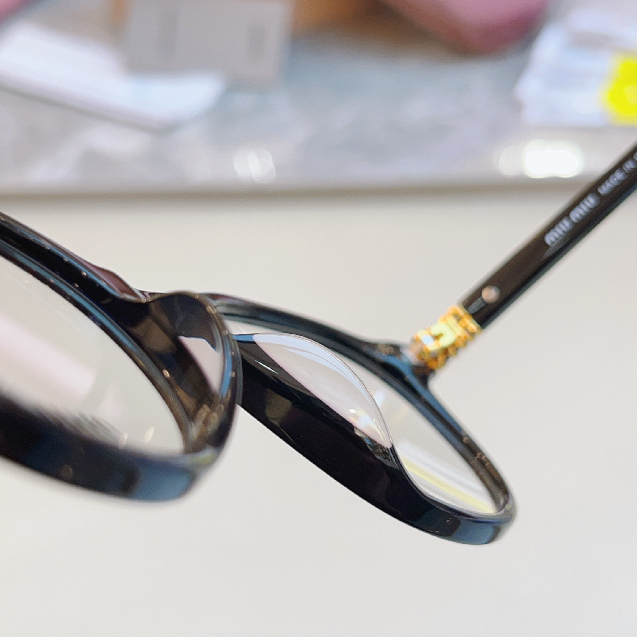 ，【MIUMI*】缪*缪新款眼镜架，Mod VMU 02W-F，SIZE50口18-140