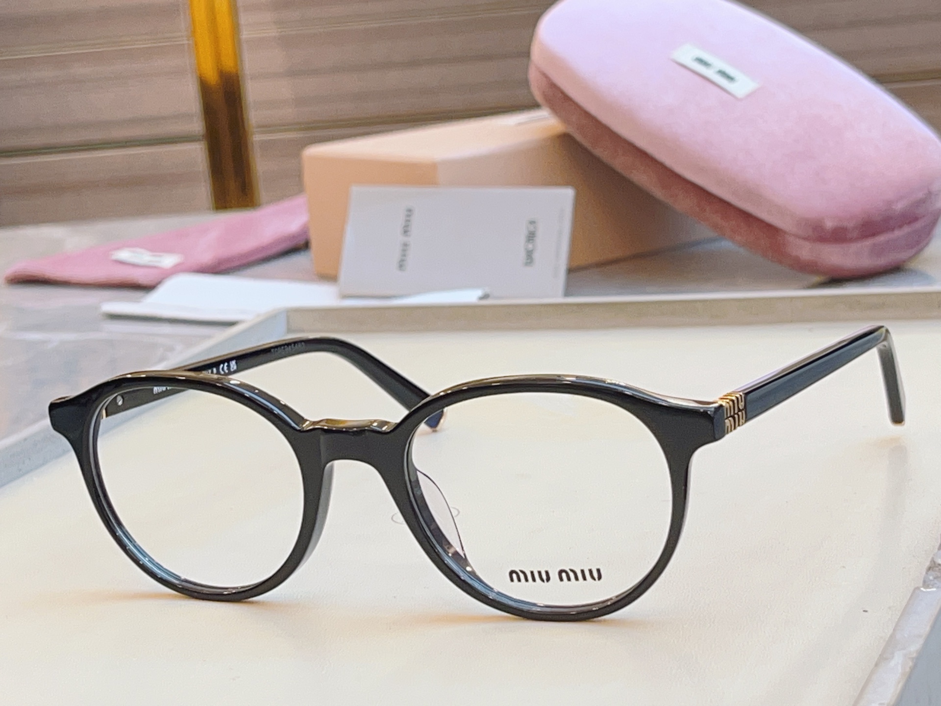 ，【MIUMI*】缪*缪新款眼镜架，Mod VMU 02W-F，SIZE50口18-140