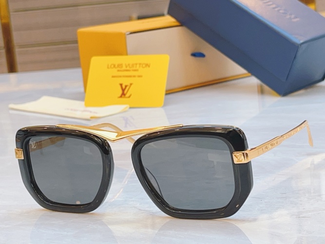 Louis Vuitton Z2047U Black & Gold Sunglasses - Modern Style, Comfortable Fit 1 Louis Vuitton Z2047U Black & Gold Sunglasses - Modern Style, Comfortable Fit