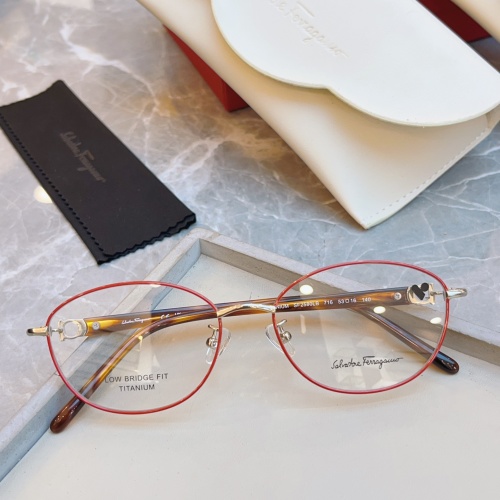 Salvatore Ferragamo SF2580LB Red Frame Eyeglasses, 53mm Lens Size 1 Salvatore Ferragamo SF2580LB Red Frame Eyeglasses, 53mm Lens Size
