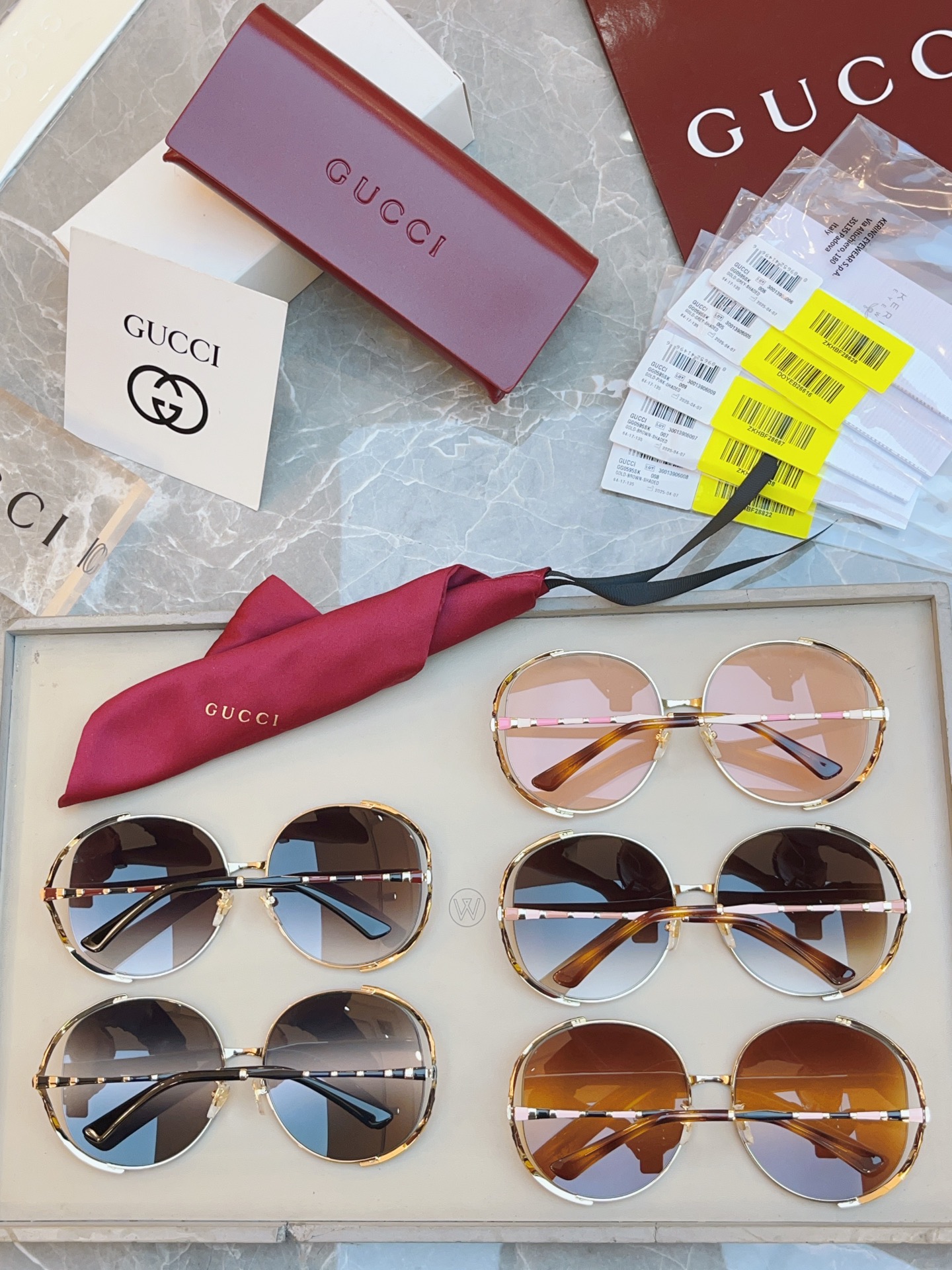 ，独家官网最新款 二维条码带包装/赞顶级牛货【GUCC*】古*驰 GG0595 复古 高端品质搭配最新