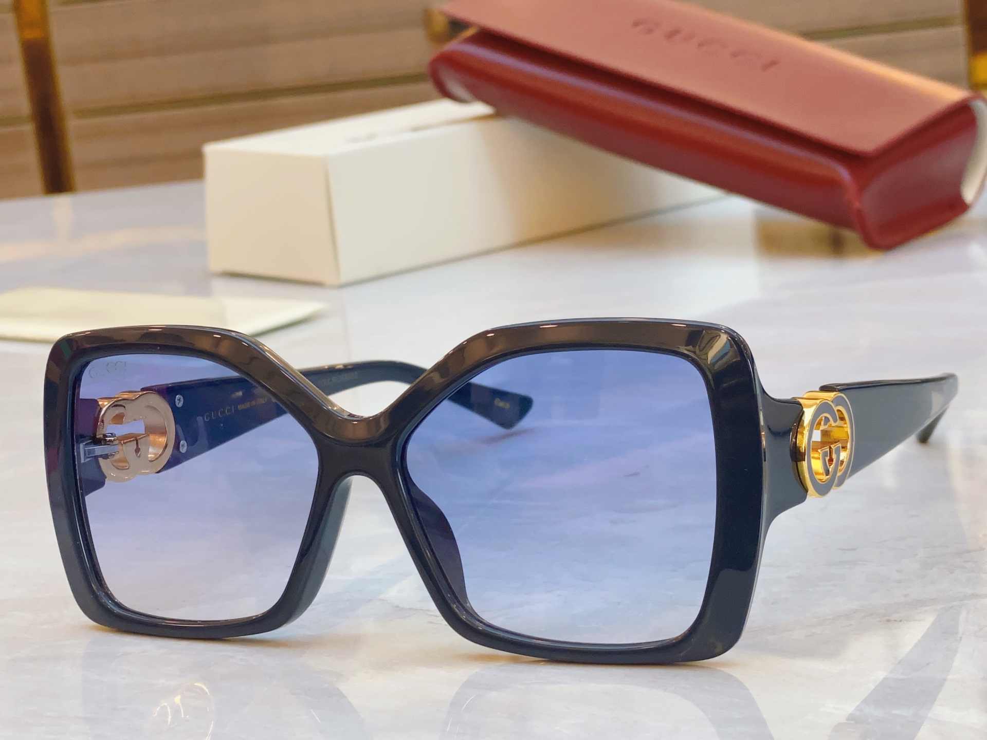 ，【GUCC*】古*驰新款太阳镜，GG2015S，SIZE57口16-145 