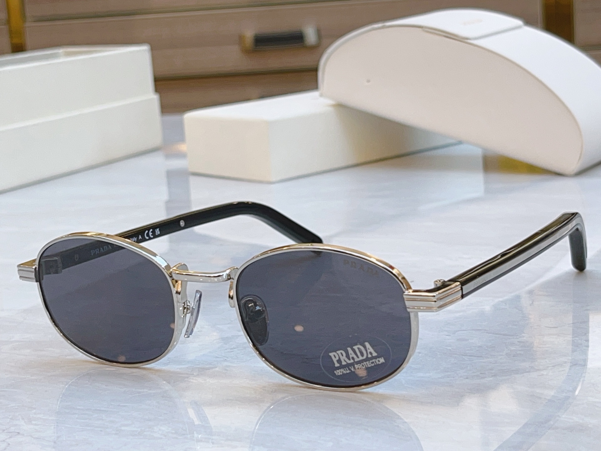 ，【PRAD*】普拉*达新款太阳镜，MODEL：PR B53S，SIZE：52口21-140