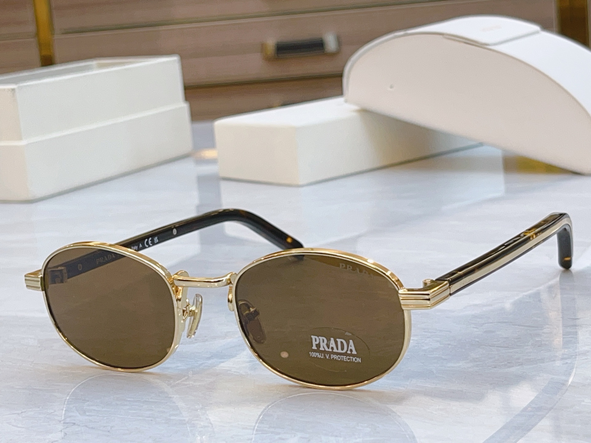 ，【PRAD*】普拉*达新款太阳镜，MODEL：PR B53S，SIZE：52口21-140