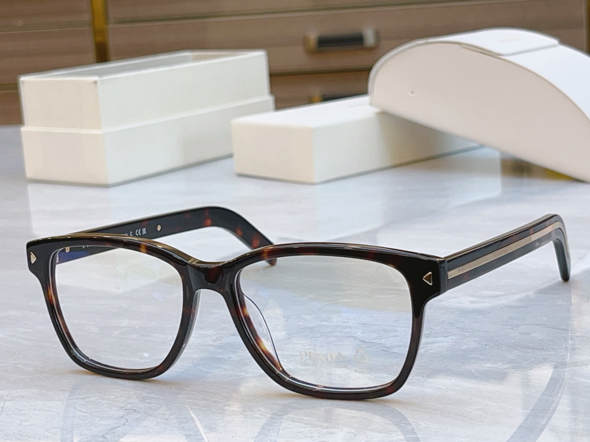 ，【PRAD*】普拉*达新款眼镜架，MODEL：VPR B01V，SIZE：54口18-150